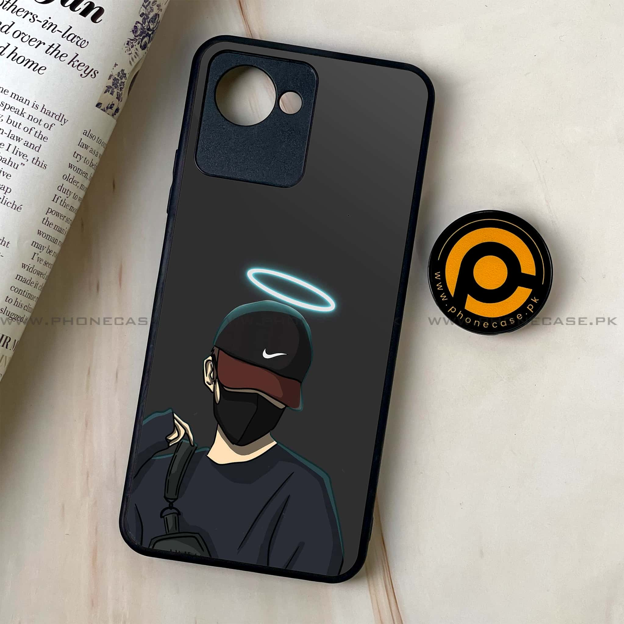 Realme C30 - Anime Series - Premium Printed Glass soft Bumper shock Proof Case