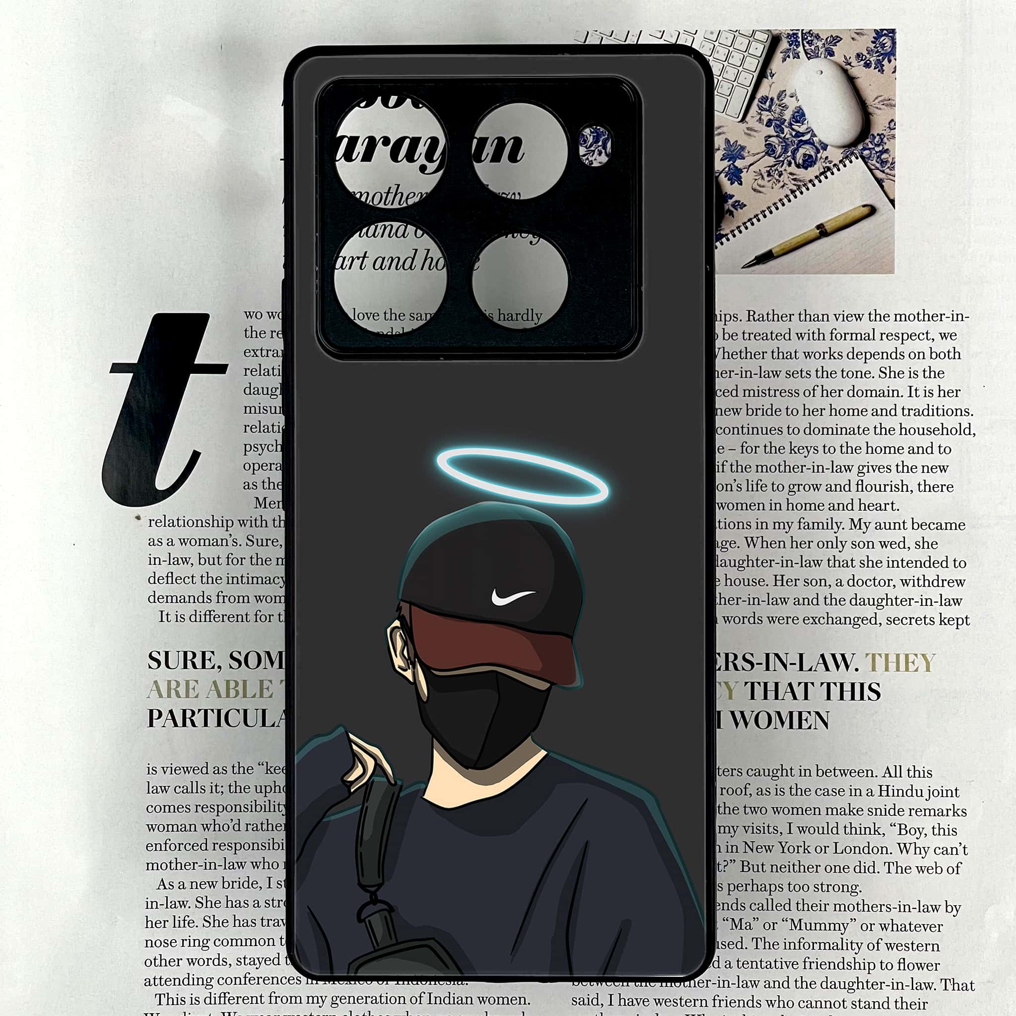 Infinix Note 40 Pro Plus - Anime Series - Premium Metal Printed soft Bumper shock Proof Case
