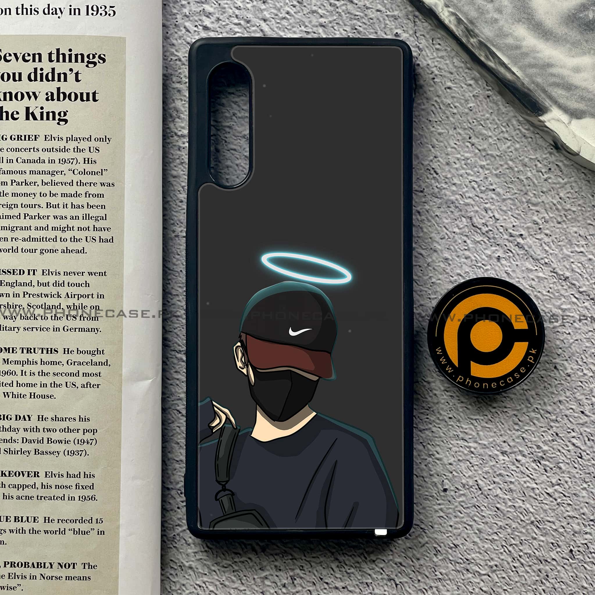 LG Velvet - Anime Series - Premium Printed Glass soft Bumper shock Proof Case