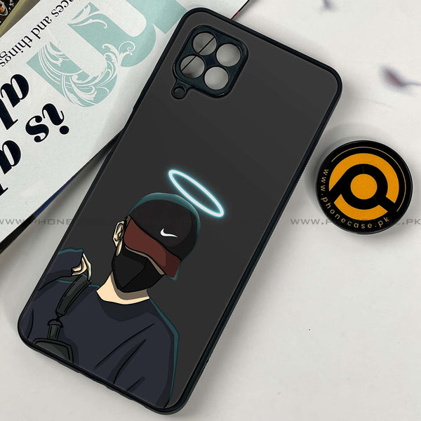 Samsung Galaxy A22 - Anime Design 4  - Premium Printed Glass soft Bumper shock Proof Case  CS-24499 CS-27735 CS-29141