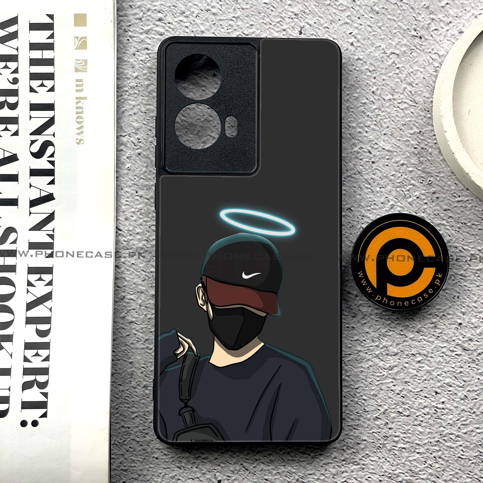 Moto G85 - Anime Series - Premium Printed Glass soft Bumper shock Proof Case