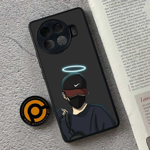 Tecno Spark 20 pro plus - Anime Design 4  - Premium Metal Printed soft Bumper shock Proof Case CS-35008 CS-36335