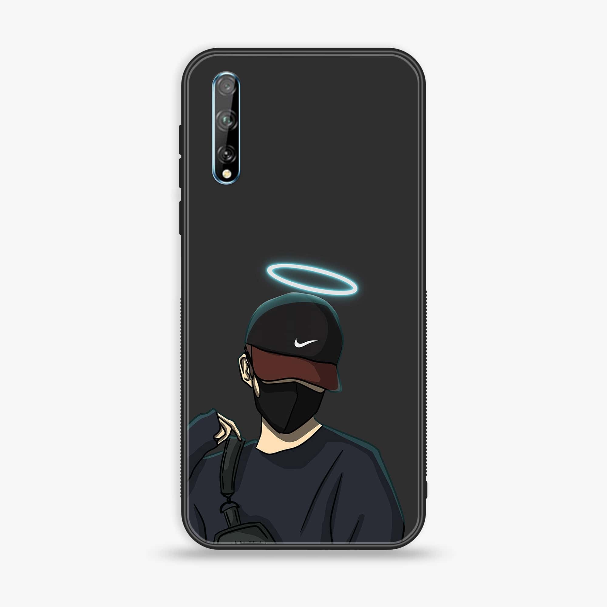 Huawei Y8p - Anime Series - Premium Printed Glass soft Bumper shock Proof Case