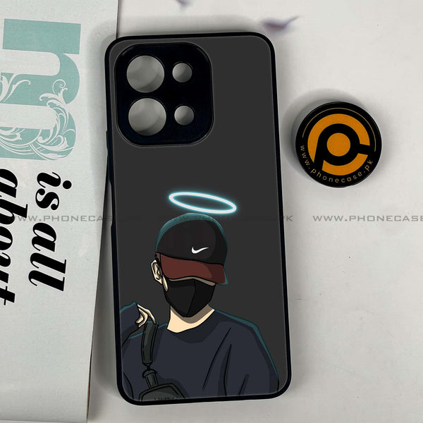 Vivo Y28 - Anime Design 4- Premium Printed Glass soft Bumper shock Proof Case CS-46002