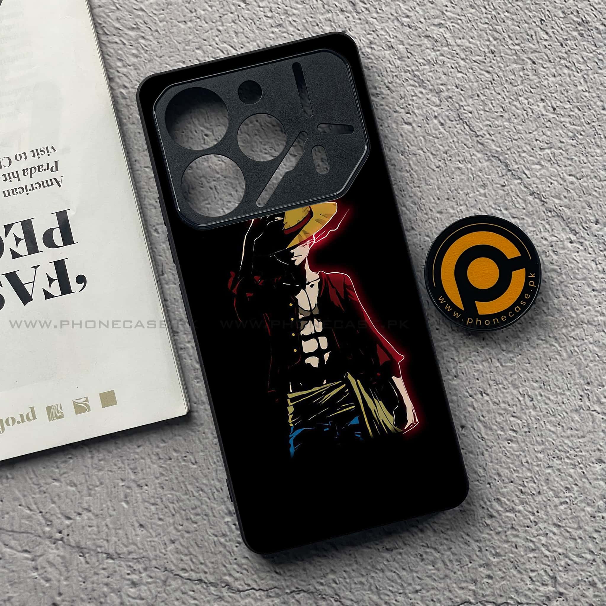 Tecno Pova 6 Pro - Anime Series - Premium Printed Glass soft Bumper shock Proof Case