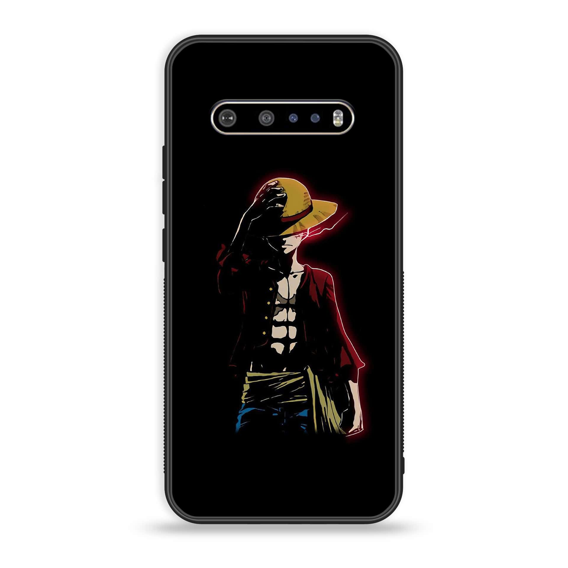 LG V60 Anime Series Premium Printed Glass soft Bumper shock Proof Case