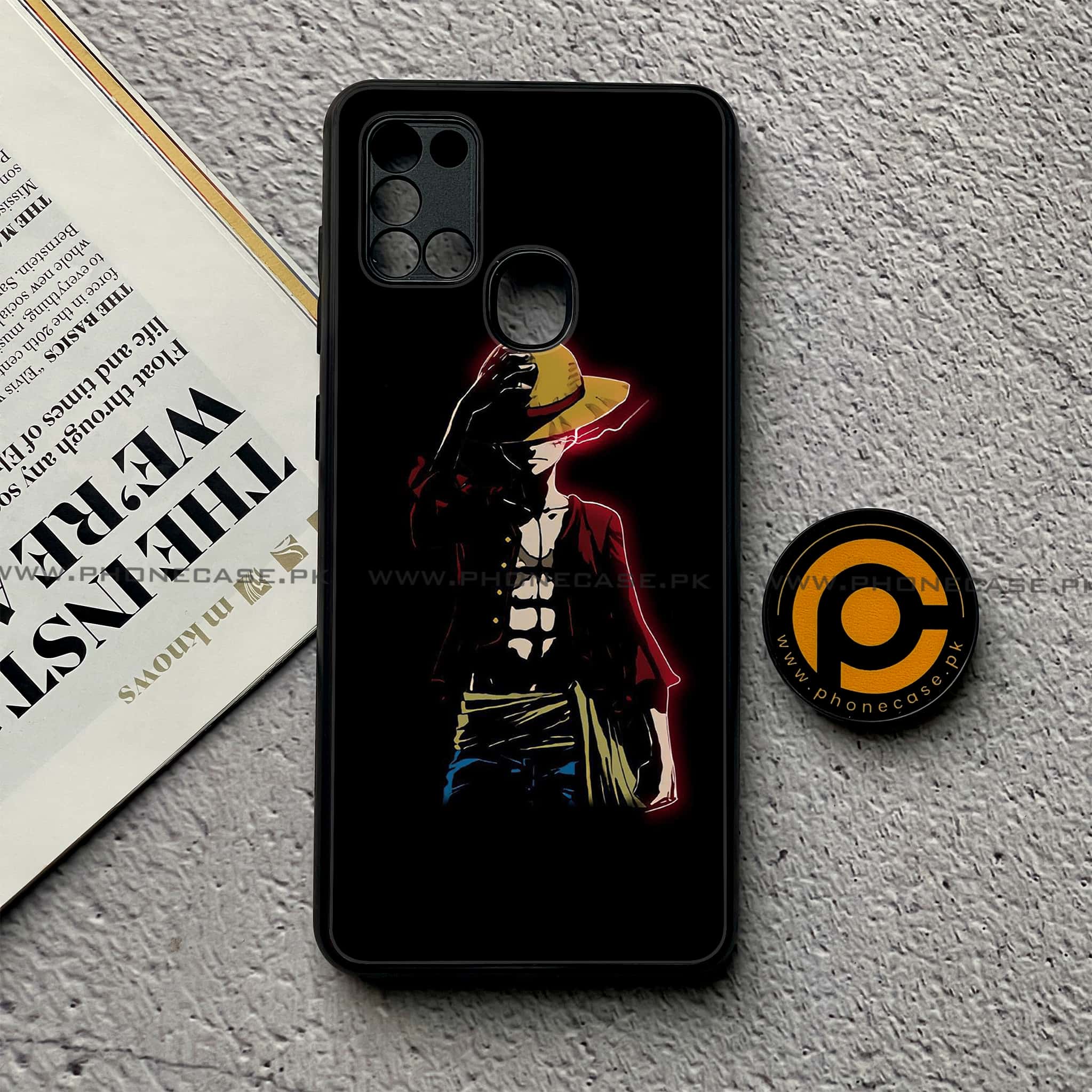 Samsung Galaxy A21s - Anime Series - Premium Printed Glass soft Bumper shock Proof Case