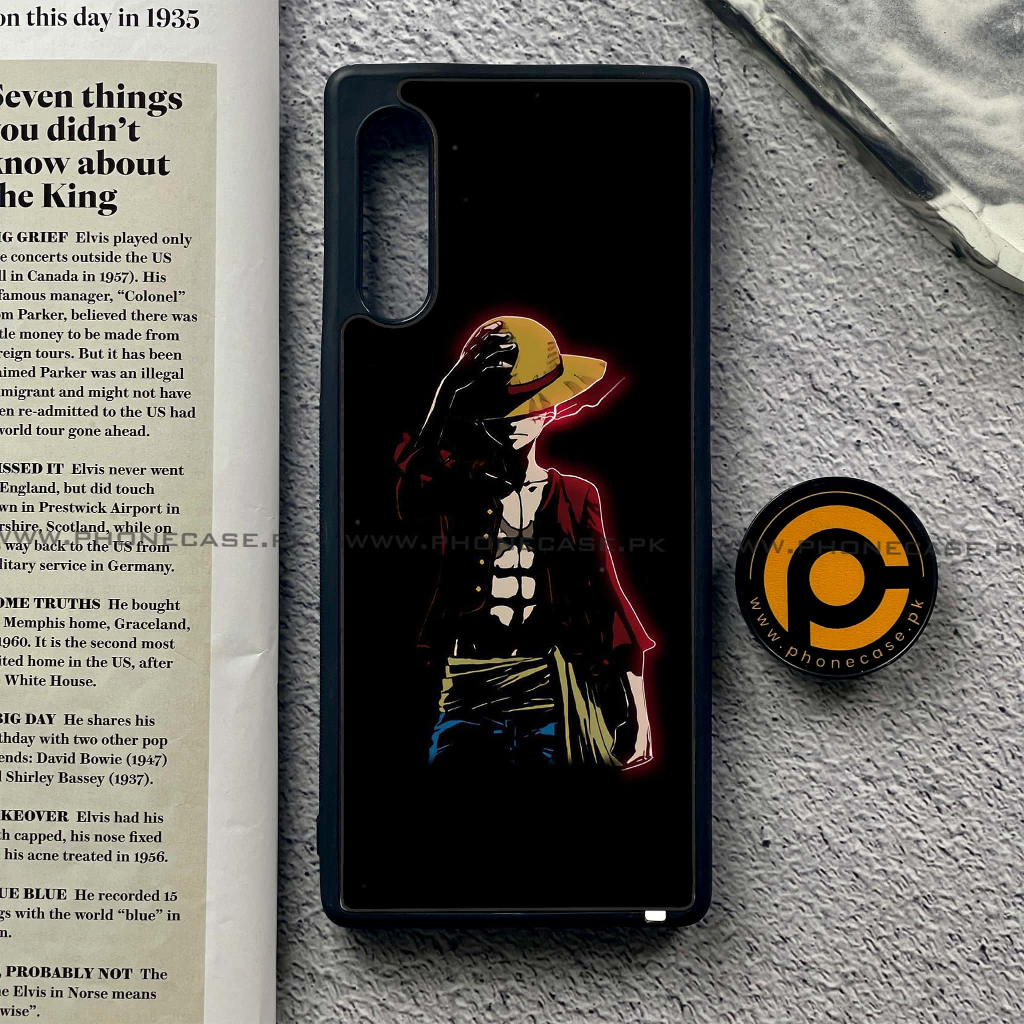 LG Velvet - Anime Series - Premium Printed Glass soft Bumper shock Proof Case