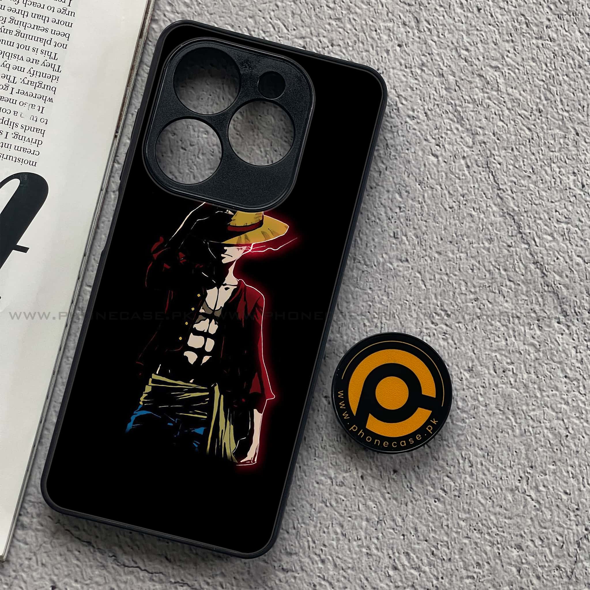 Infinix Smart 8 - Anime Series - Premium Metal Printed soft Bumper shock Proof Case