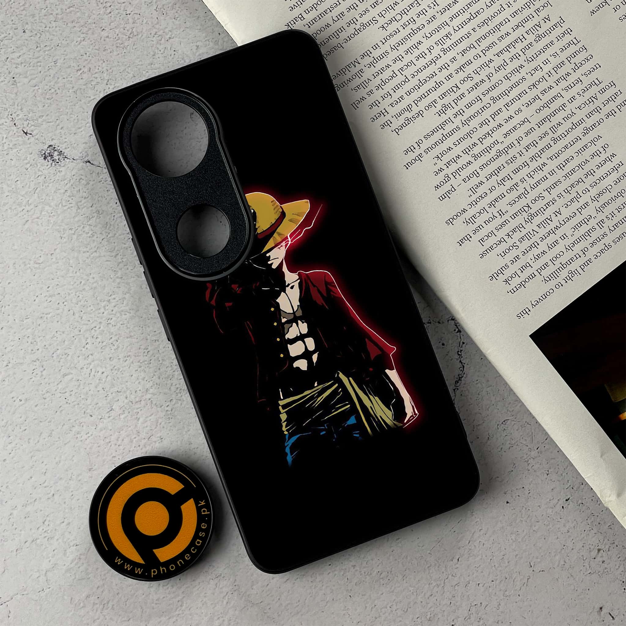 Vivo V50 - Anime Series - Premium Metal Printed Soft Bumper Shockproof Case
