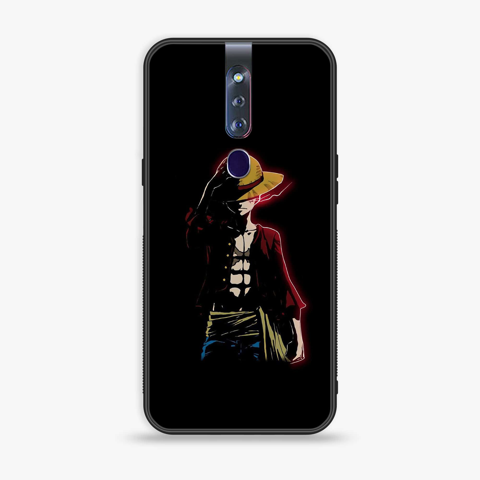 Oppo F11 Pro Anime Series Premium Printed Glass soft Bumper shock Proof Case