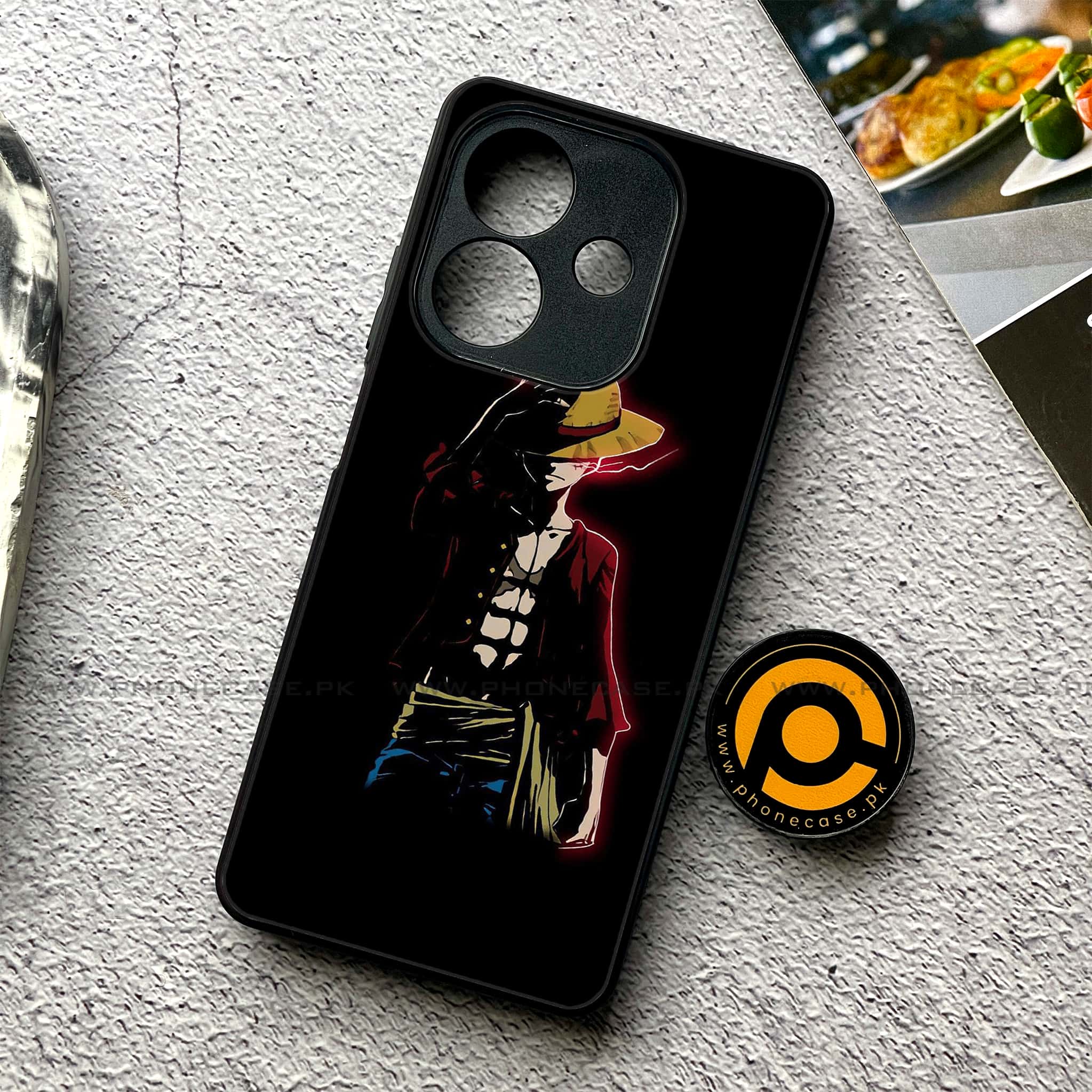 Oppo A5i - Anime Series - Premium Metal Printed soft Bumper shock Proof Case