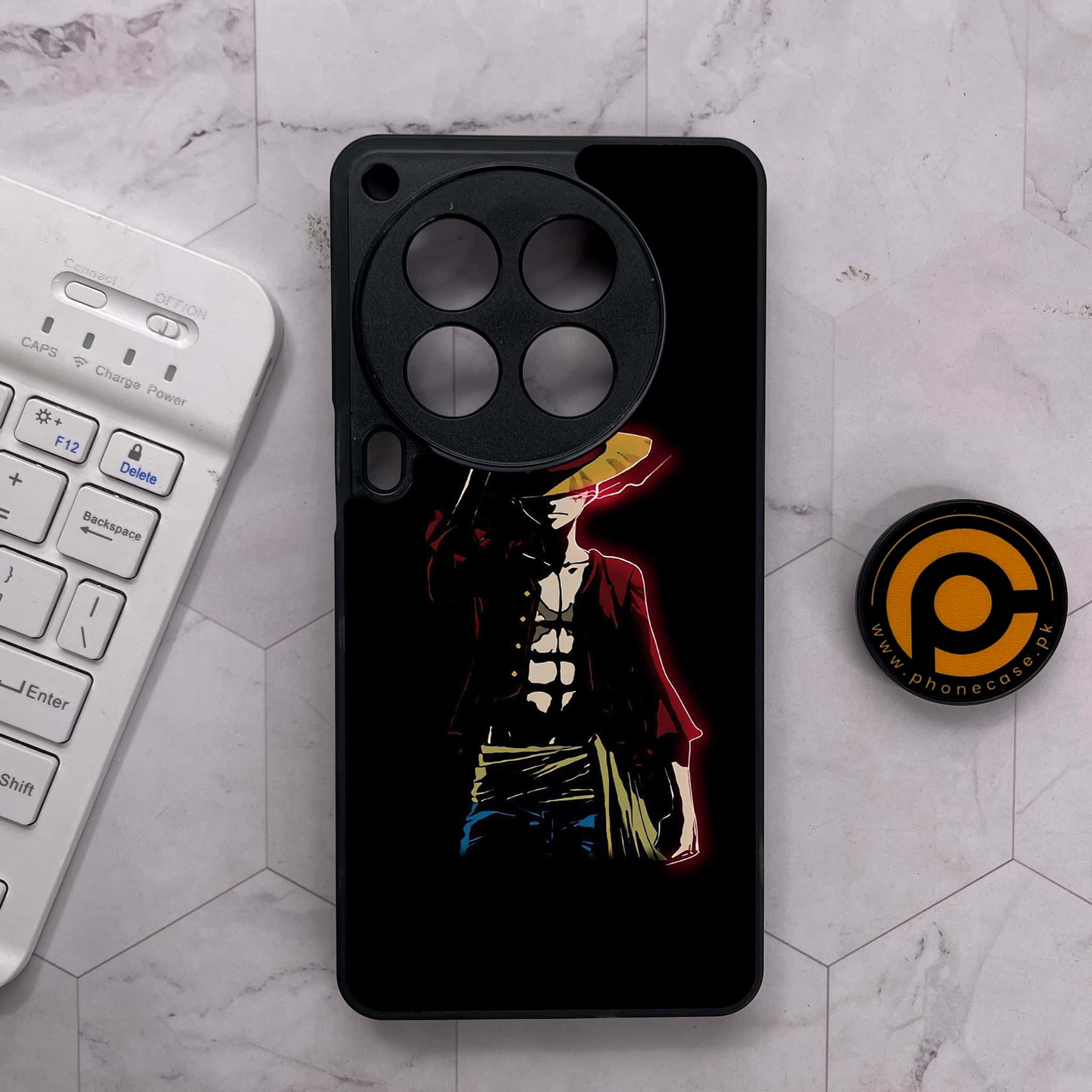 Tecno Camon 30 Premier - Anime Series - Premium Metal Printed soft Bumper shock Proof Case