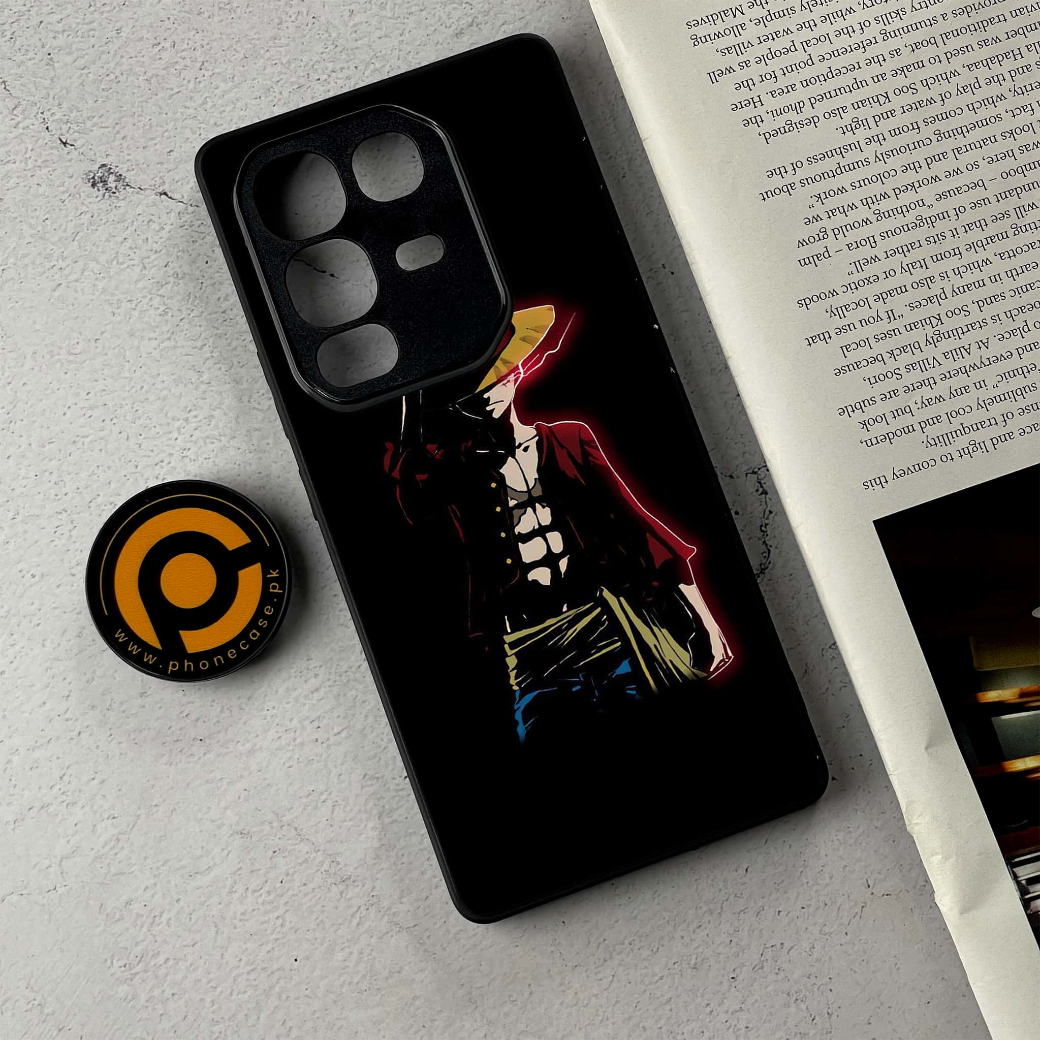 Infinix Note 50 Pro - Anime Series - Premium Metal Printed Soft Bumper Shockproof Case