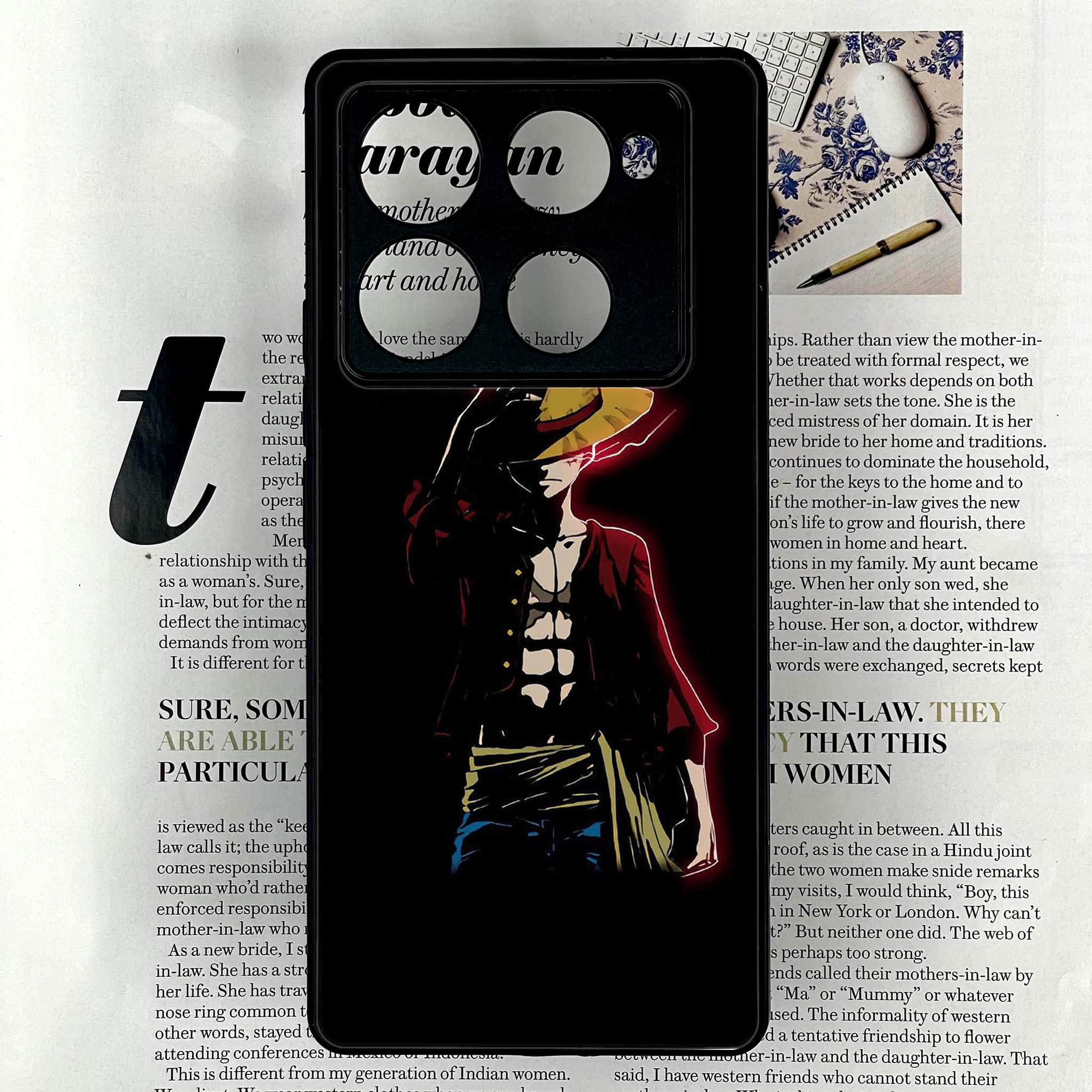 Infinix Note 40 Pro Plus - Anime Series - Premium Metal Printed soft Bumper shock Proof Case