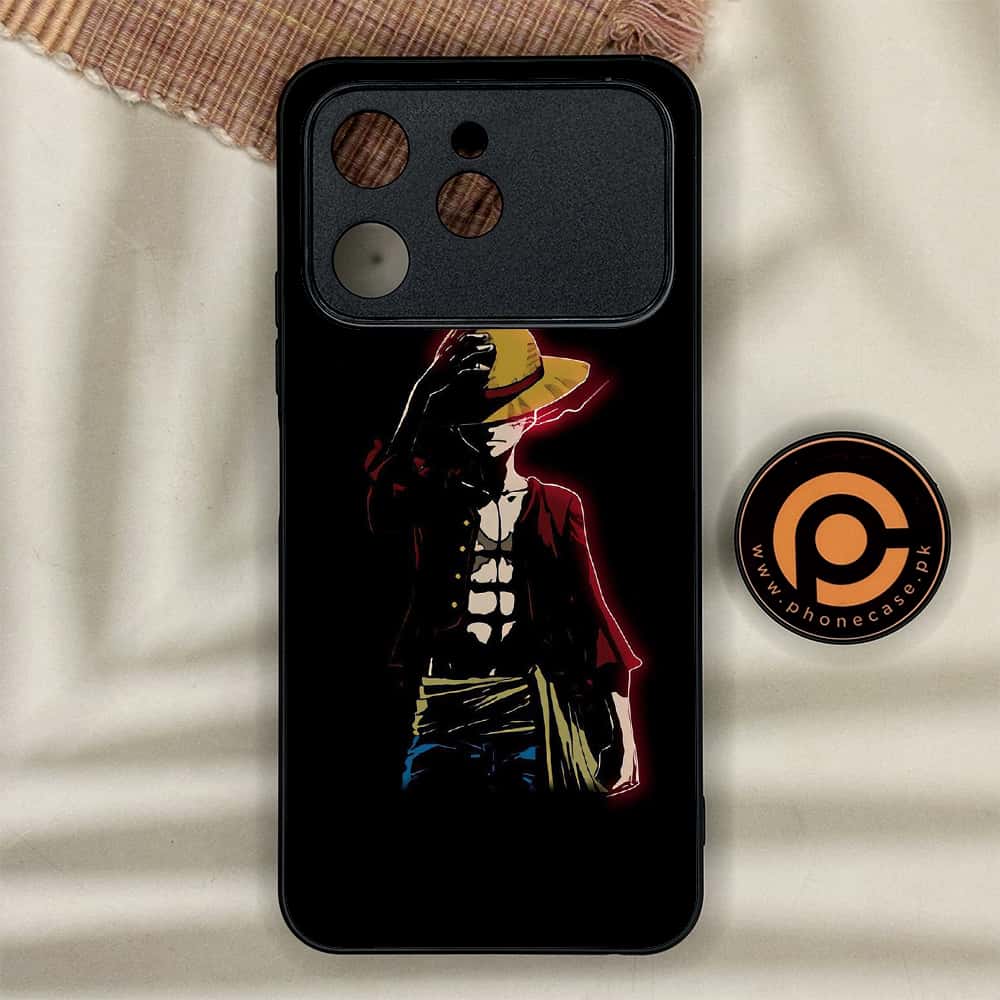 Tecno Spark 40 - Anime Series - Premium Metal Printed soft Bumper shock Proof Case
