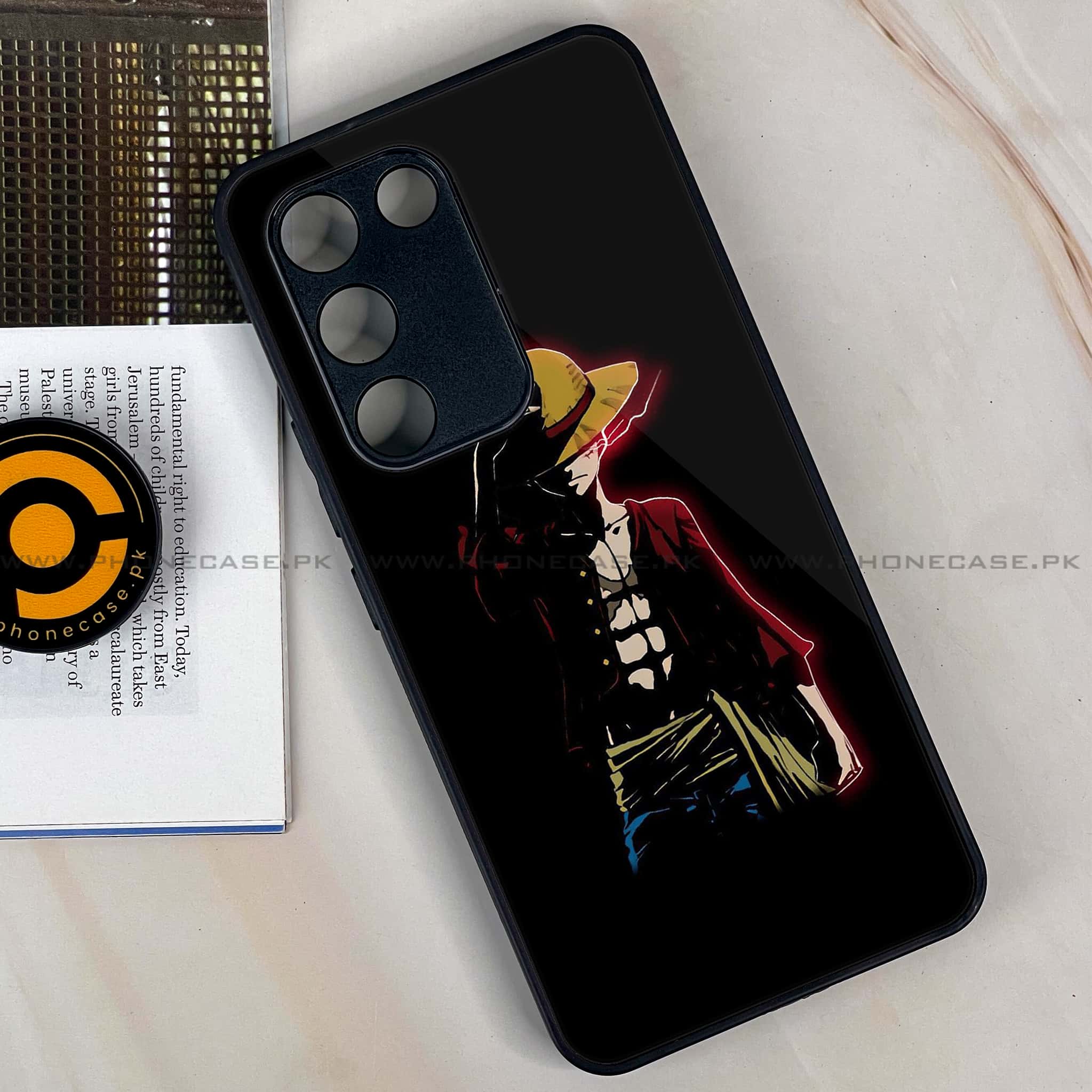 Vivo Y200e - Anime Series - Premium Metal Printed soft Bumper shock Proof Case