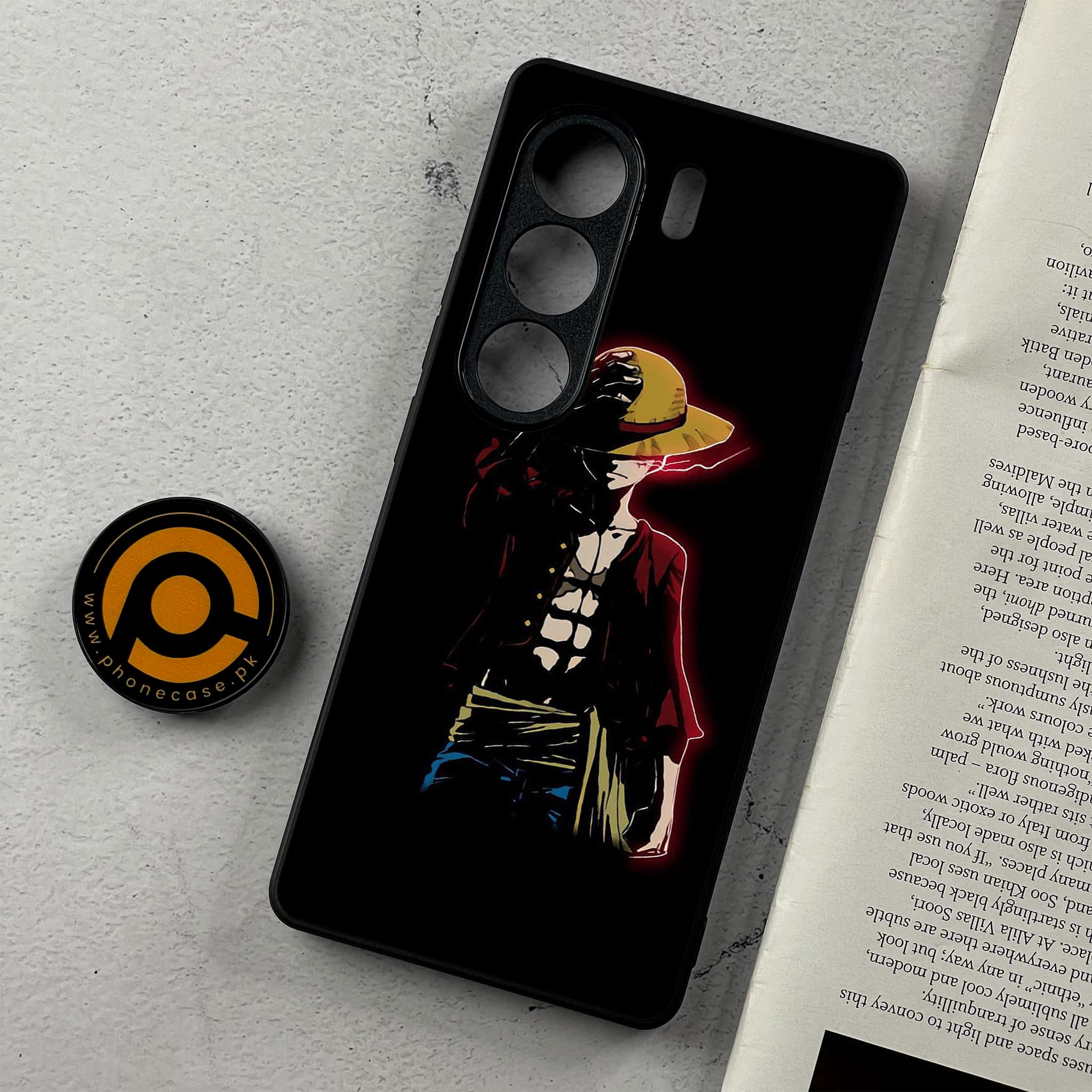 Tecno Camon 40 - Anime Series - Premium Metal Printed Soft Bumper Shockproof Case
