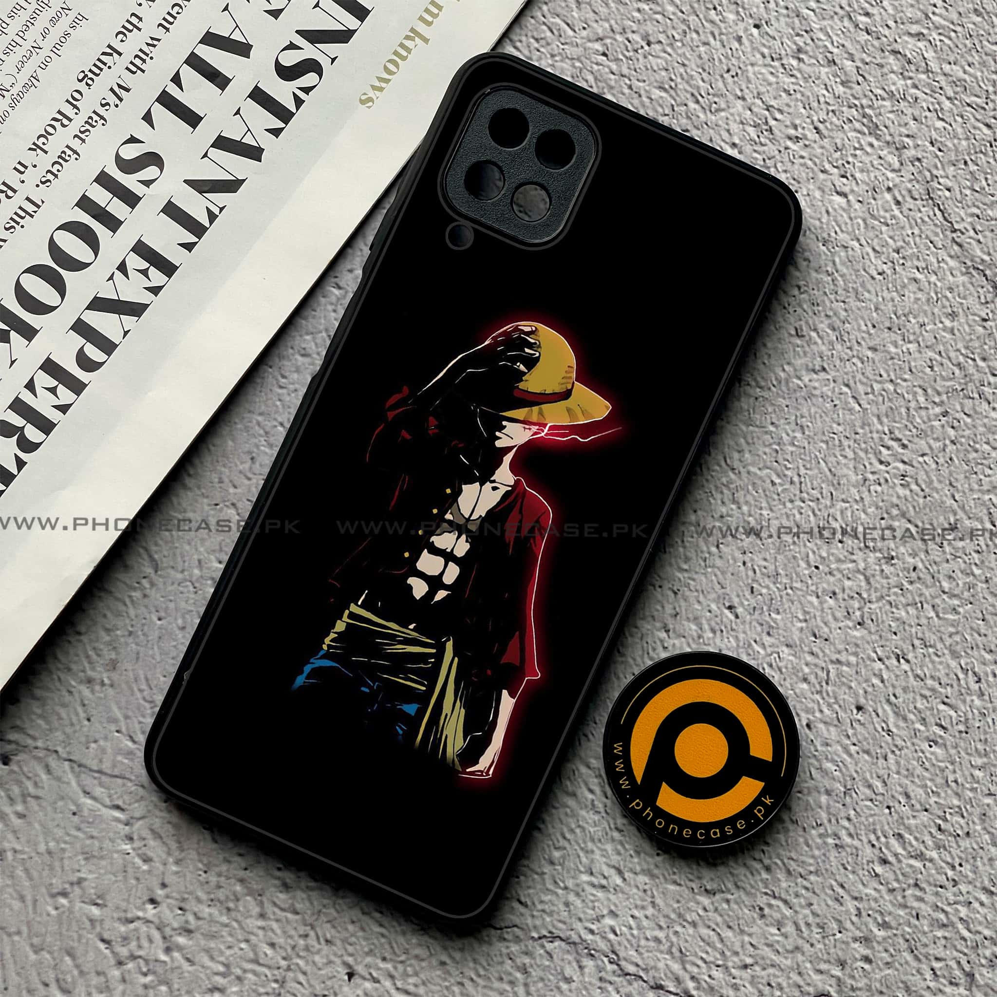 Samsung Galaxy A12 / A12 Nacho - Anime Series - Premium Printed Glass soft Bumper shock Proof Case