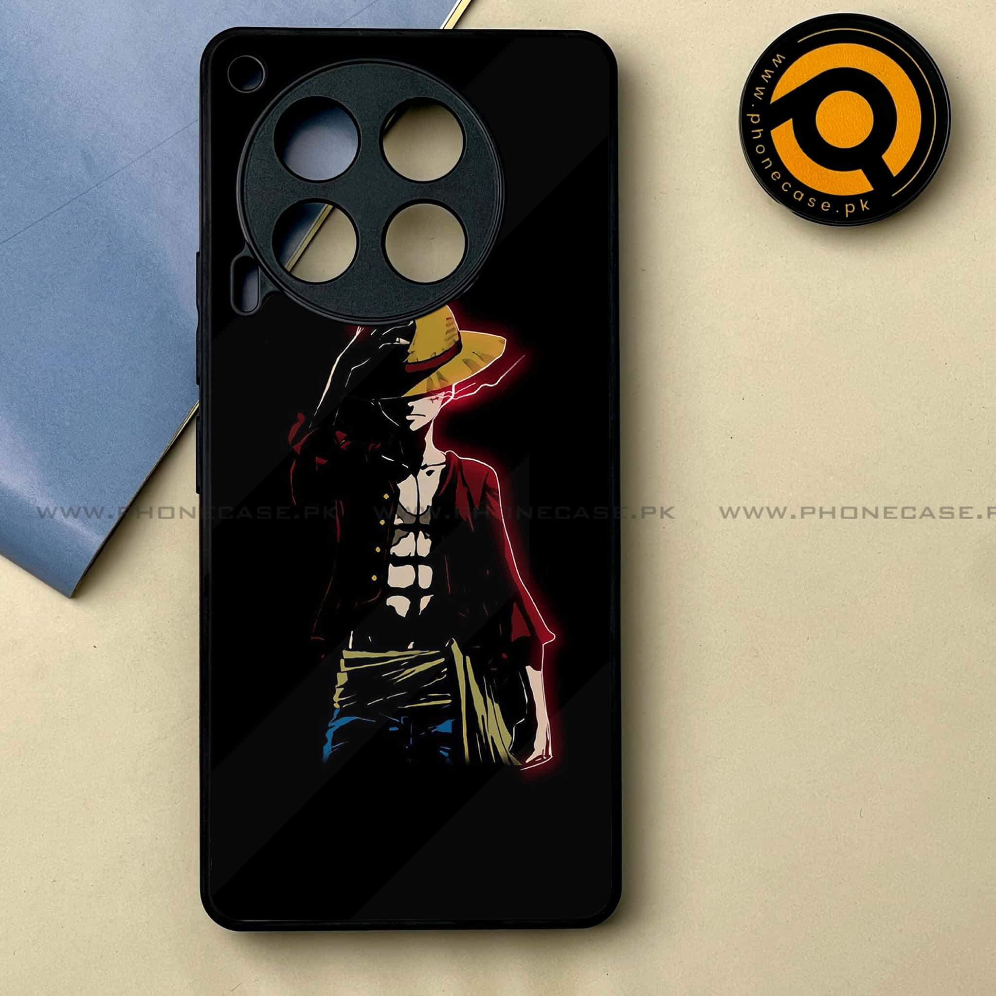 Tecno Camon 30 - Anime Series -  Premium Printed Metal soft Bumper shock Proof Case