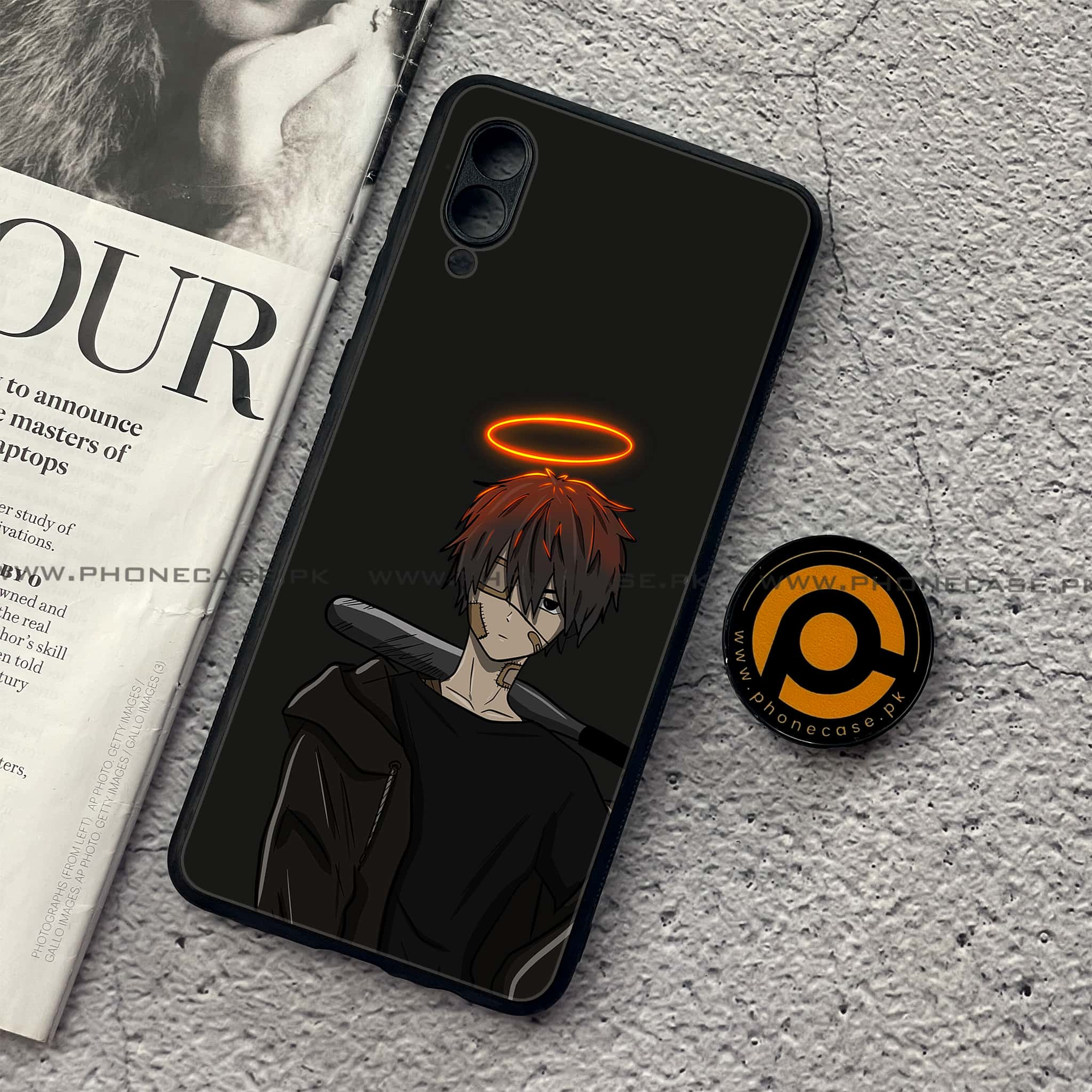 Samsung Galaxy A02 - Anime Series - Premium Printed Metal soft Bumper shock Proof Case