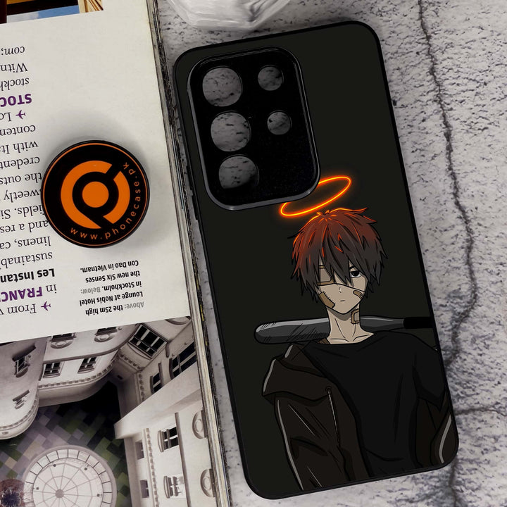 Vivo Y29 4G - Anime Design 6 - Premium Metal Printed soft Bumper Shock Proof Case