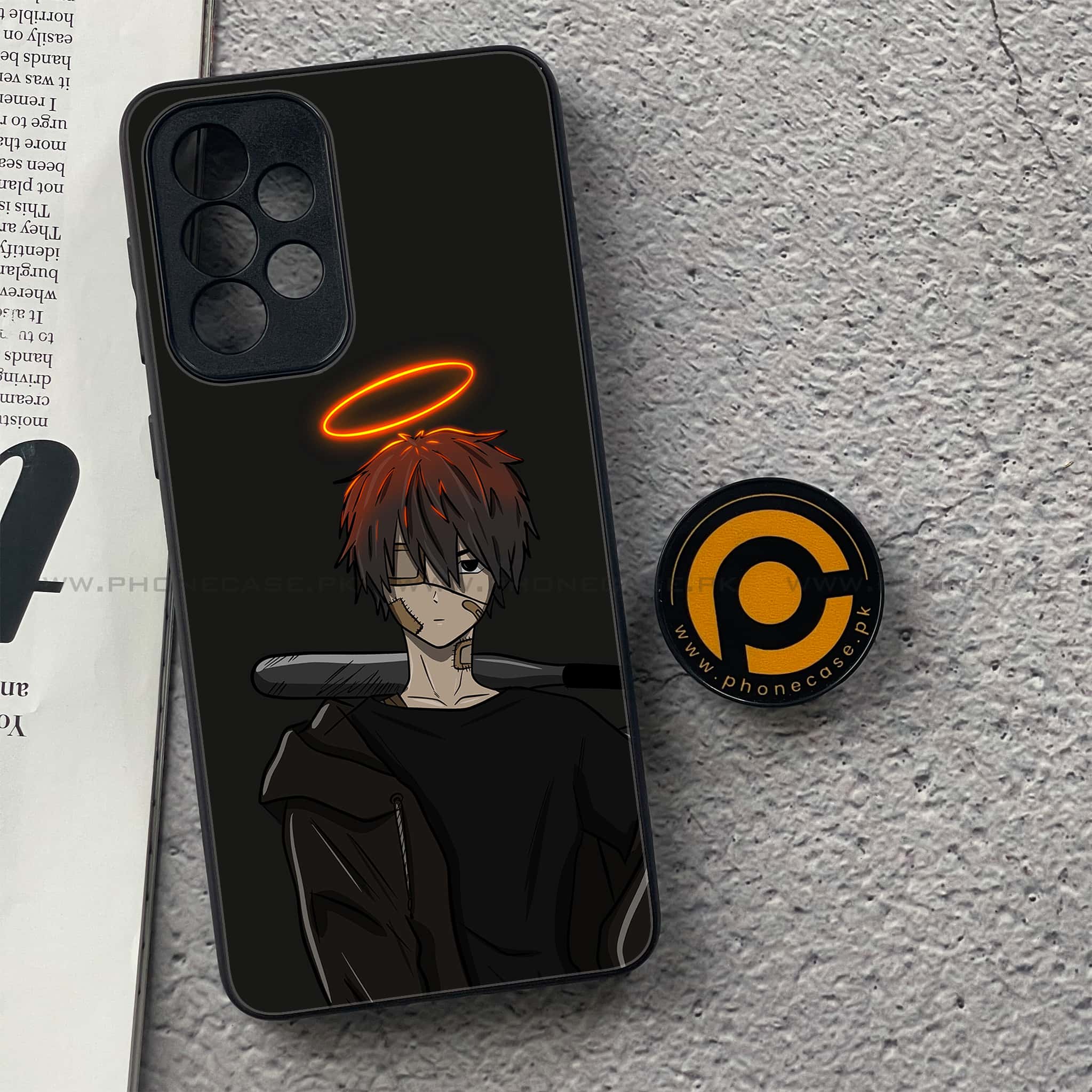Samsung Galaxy A33- Anime Series - Premium Printed Glass soft Bumper shock Proof Case