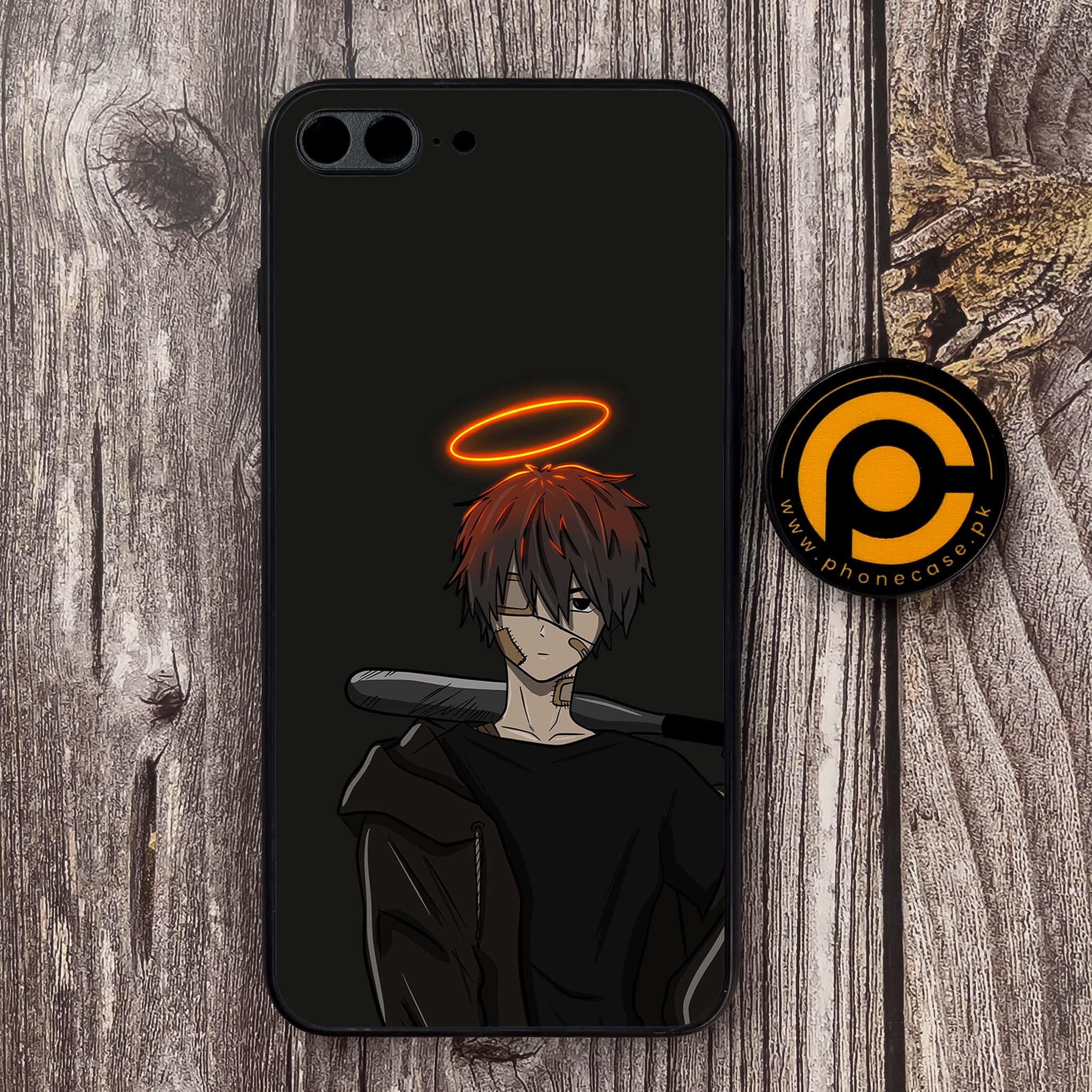 iPhone 7 Plus/ 8 Plus - Anime Series - Premium Metal Printed soft Bumper shock Proof Case