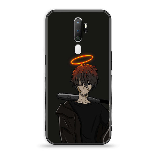 OPPO A5 2020/ OPPO A9 2020  - Anime Design 6 - Premium Printed Glass soft Bumper shock Proof Case CS-37010