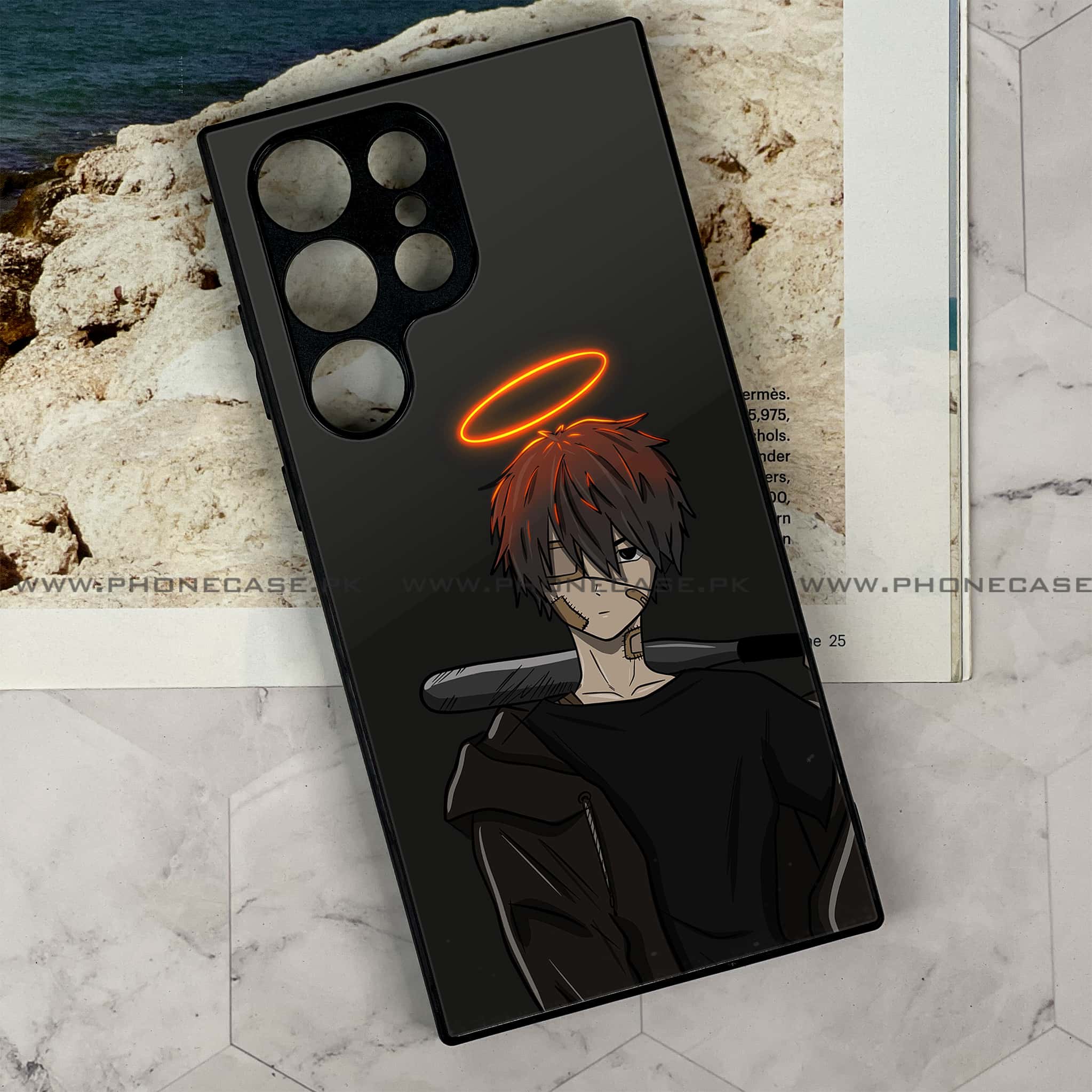 Samsung Galaxy S24 Ultra - Anime Series - Premium Metal Printed soft Bumper shock Proof Case