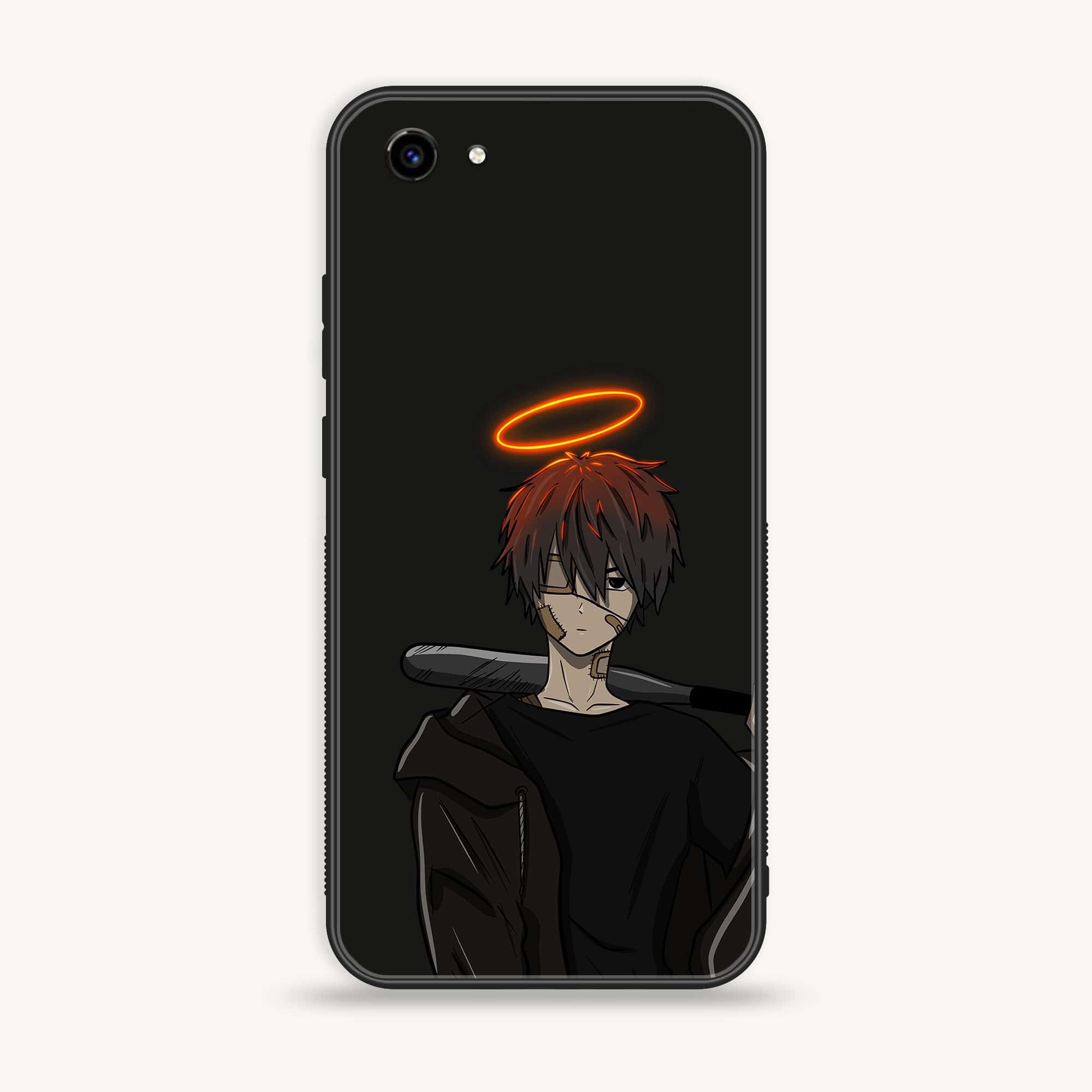 Vivo Y83 - Anime Series - Premium Printed Glass soft Bumper shock Proof Case