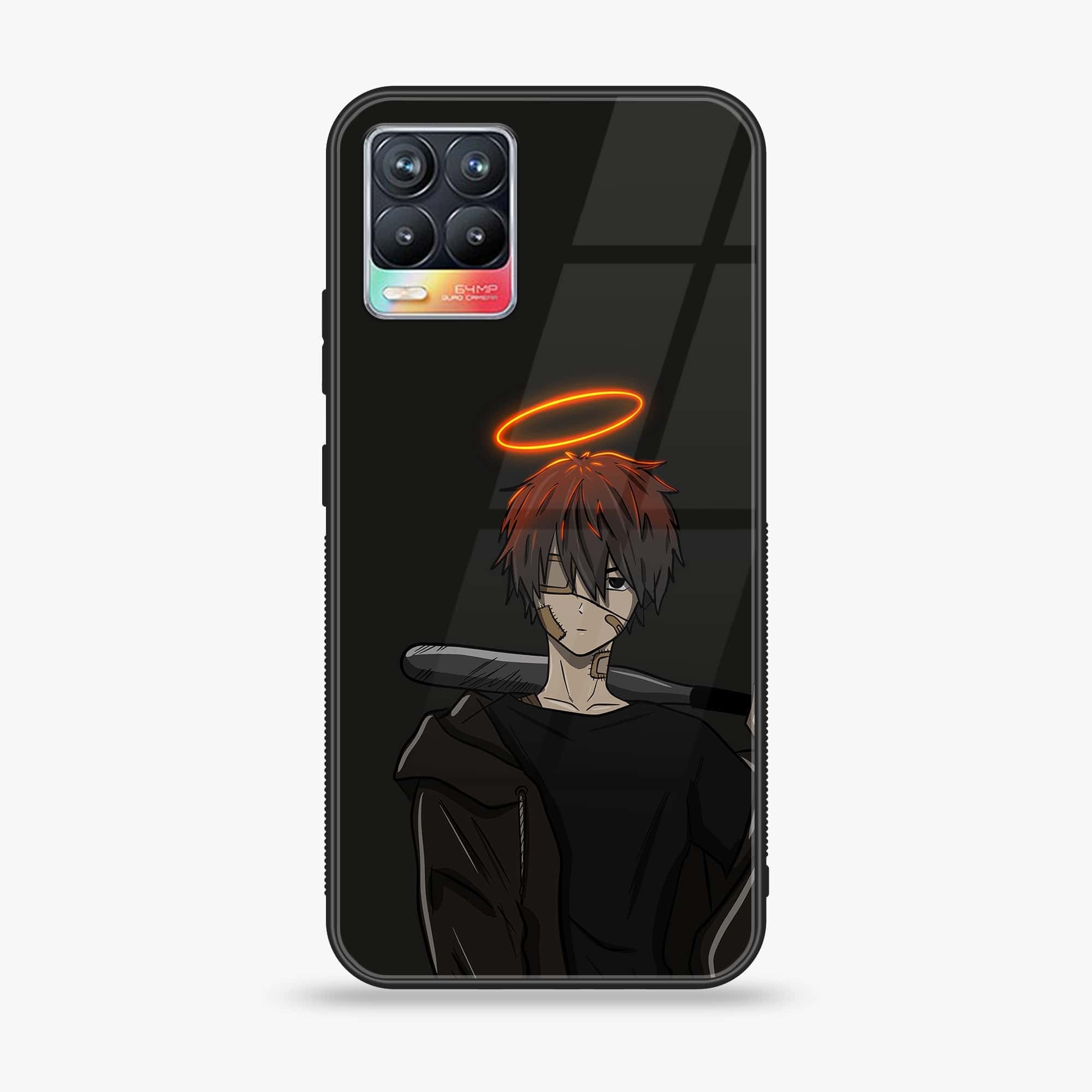 Realme 8 Pro - Anime Series - Premium Printed Glass soft Bumper shock Proof Case