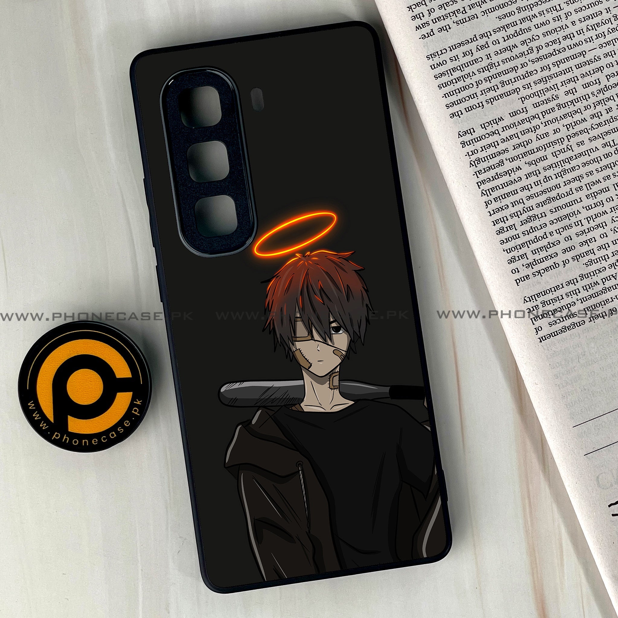 Infinix Hot 60 Pro Plus - Anime Series - Premium Metal Printed soft Bumper shock Proof Case