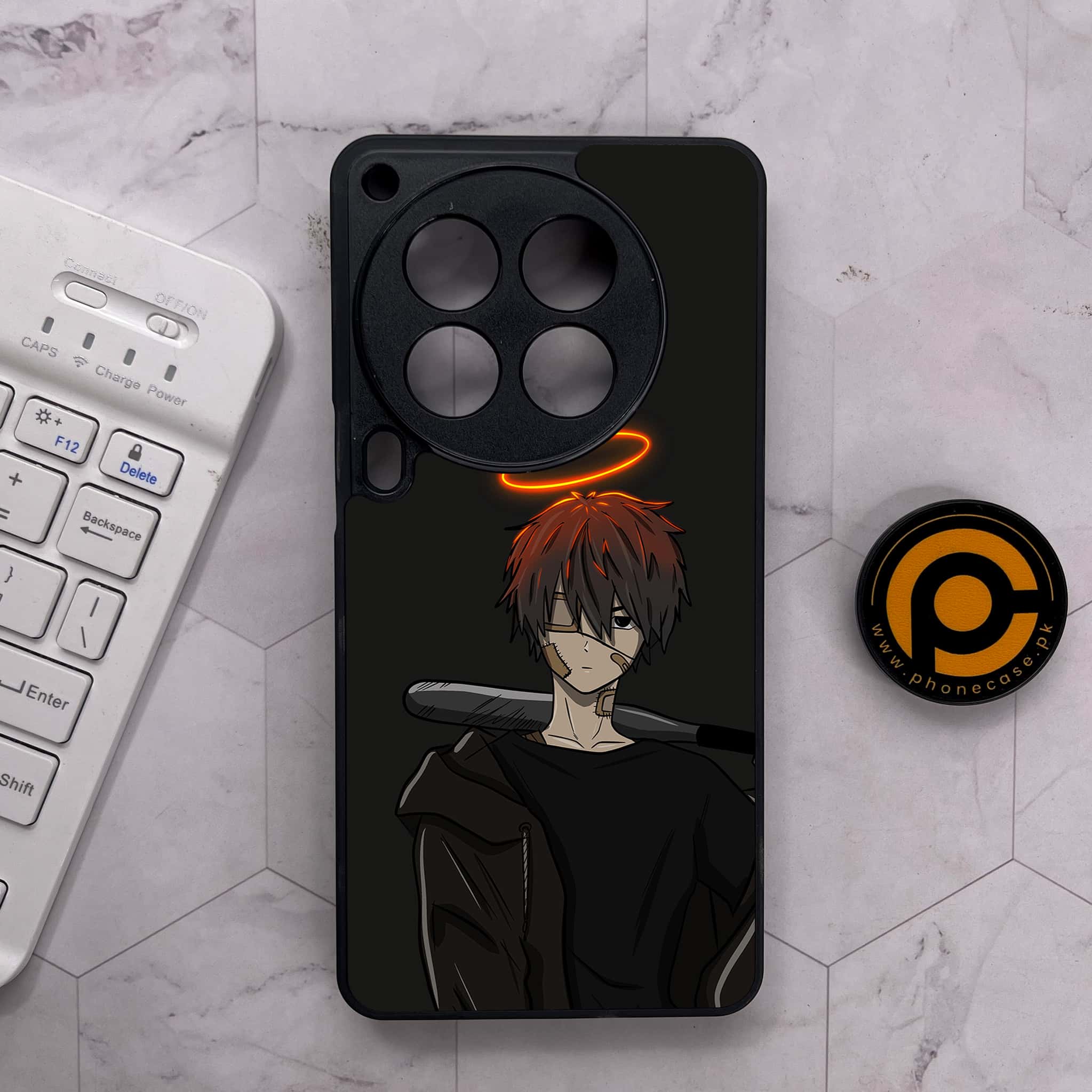 Tecno Camon 30 Premier - Anime Series - Premium Metal Printed soft Bumper shock Proof Case