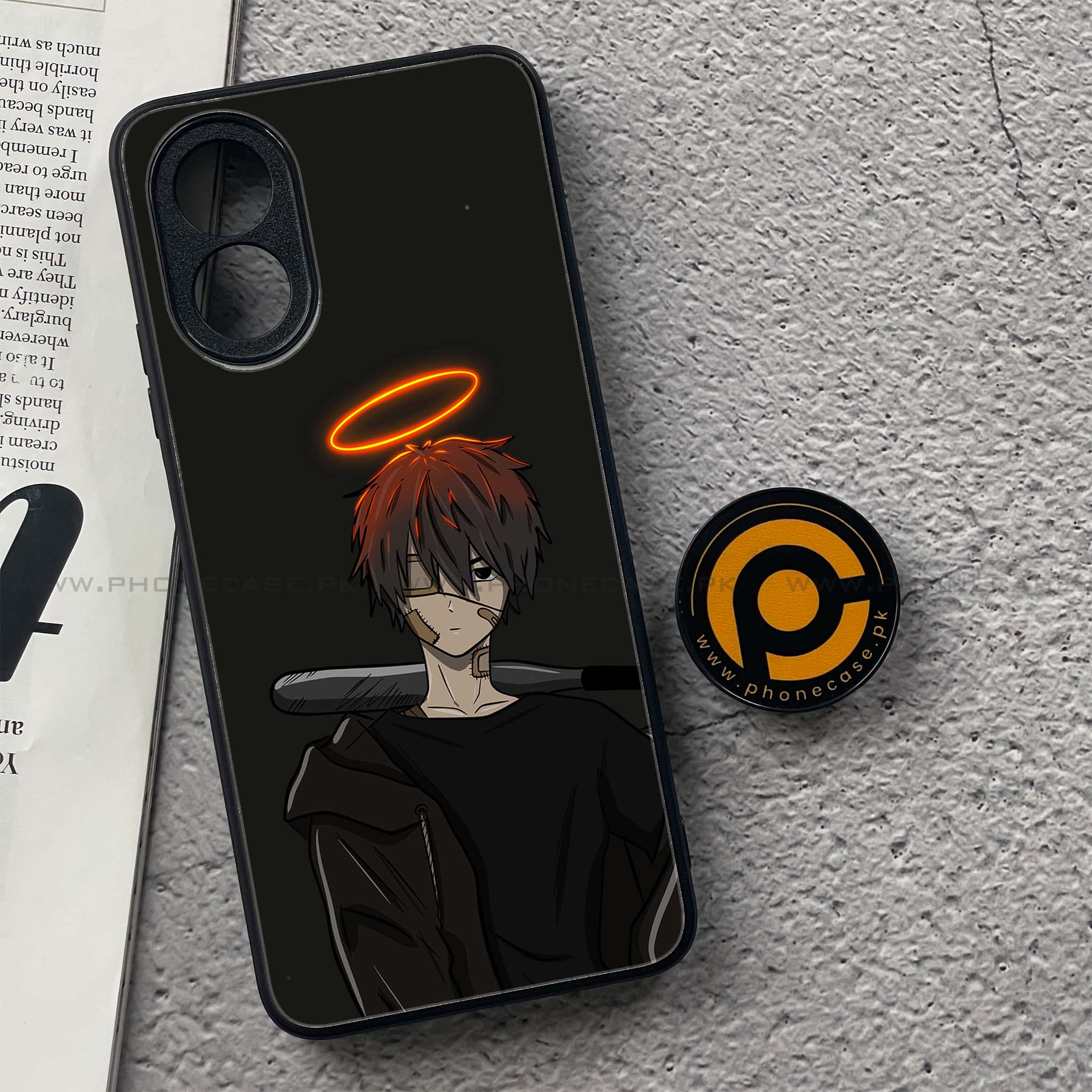 Oppo A38 4G - Anime Series - Premium Printed Metal soft Bumper shock Proof Case