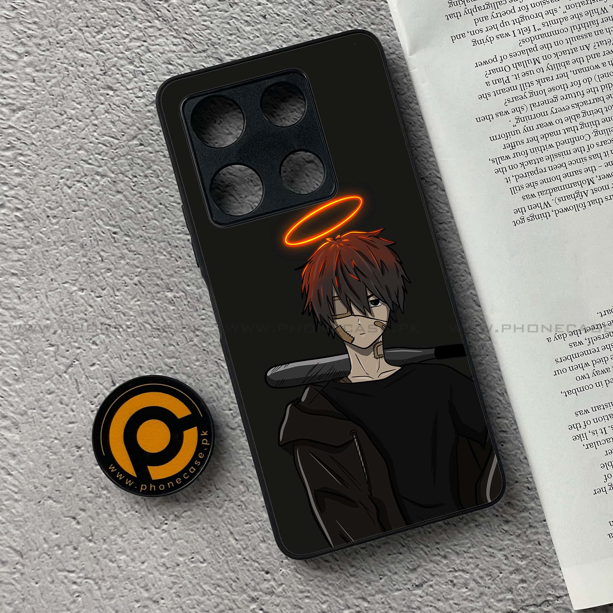 Infinix Note 30 Pro - Anime Series - Premium Metal Printed soft Bumper shock Proof Case