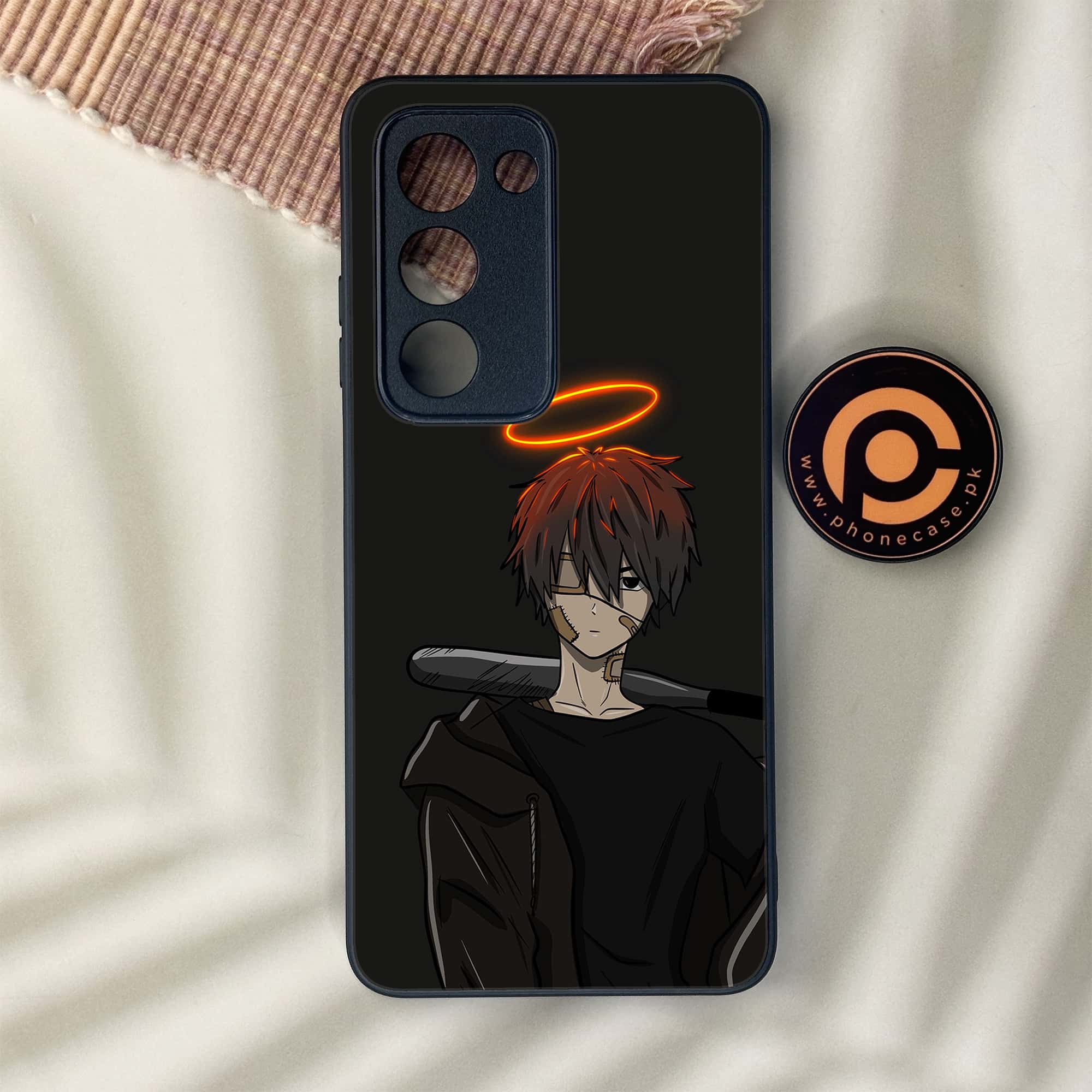 Oppo A5 2025 - Anime Series - Premium Metal Printed soft Bumper shock Proof Case