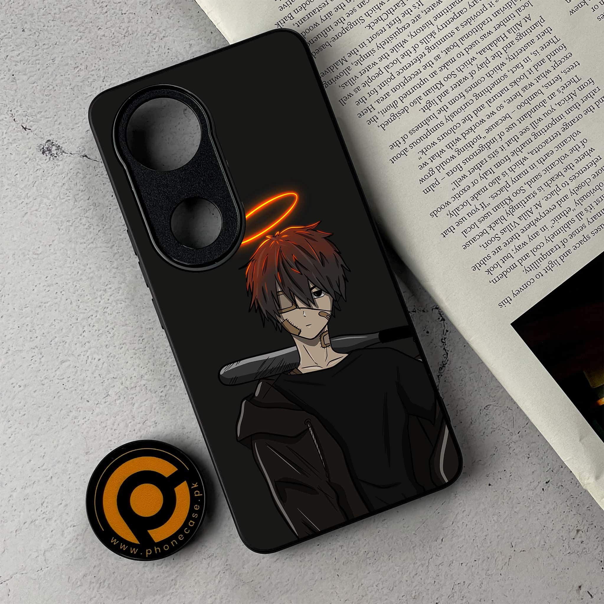Vivo V50 - Anime Series - Premium Metal Printed Soft Bumper Shockproof Case