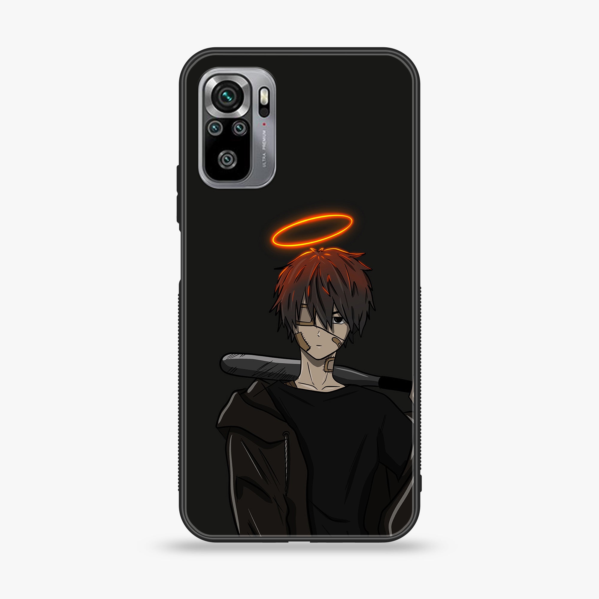 Xiaomi Redmi Note 10S- Anime Series - Premium Printed Glass soft Bumper shock Proof Case