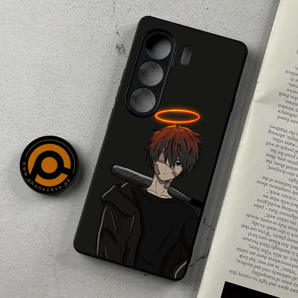 Tecno Camon 40 - Anime Design 6  - Premium Metal Printed Soft Bumper Shockproof Case  CS-33436