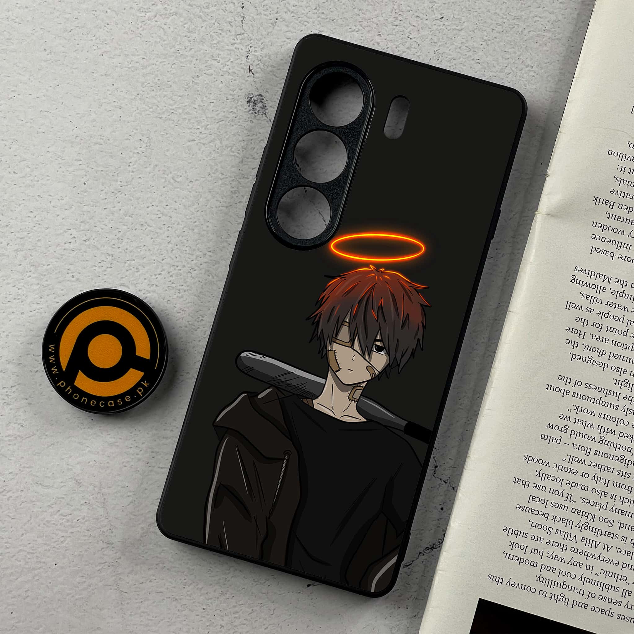 Tecno Camon 40 - Anime Series - Premium Metal Printed Soft Bumper Shockproof Case