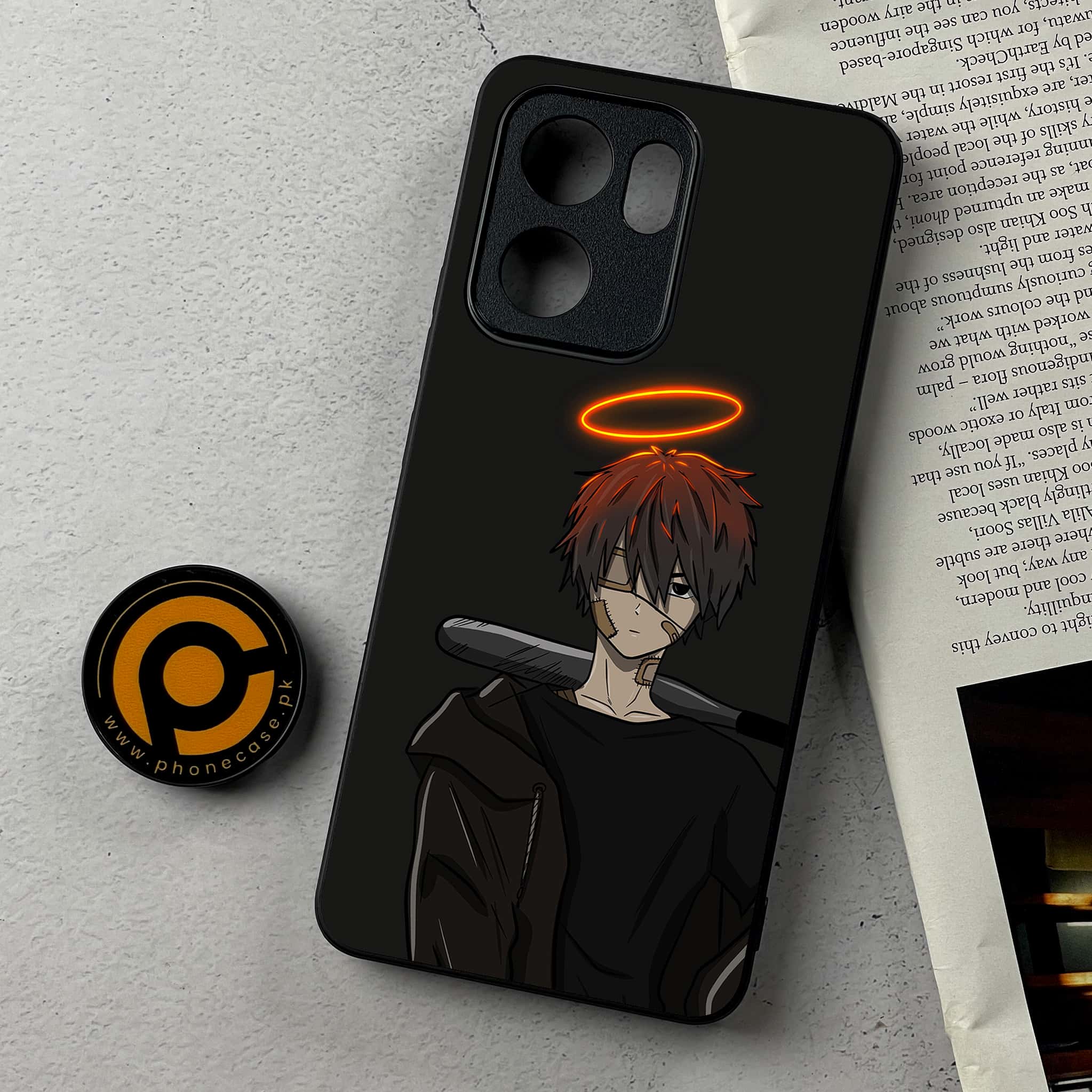 Oppo Reno 13F - Anime Series - Premium Metal Printed Soft Bumper Shockproof Case