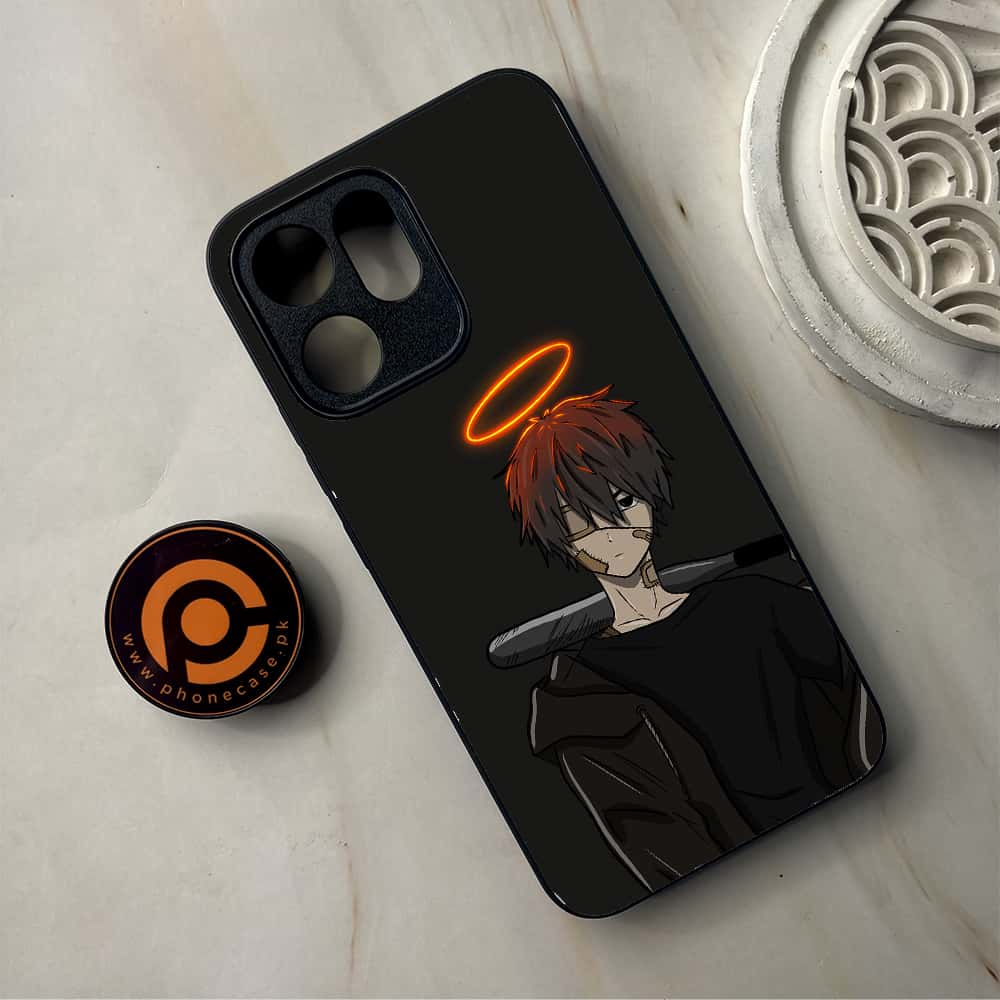 Oppo Reno 14F - Anime Series - Premium Metal Printed Soft Bumper Shockproof Case