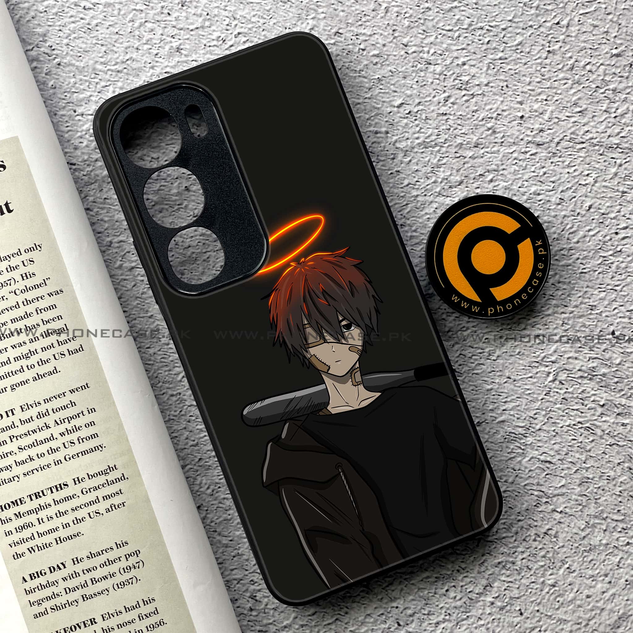 Vivo Y19s Pro - Anime Series - Premium Metal Printed soft Bumper shock Proof Case