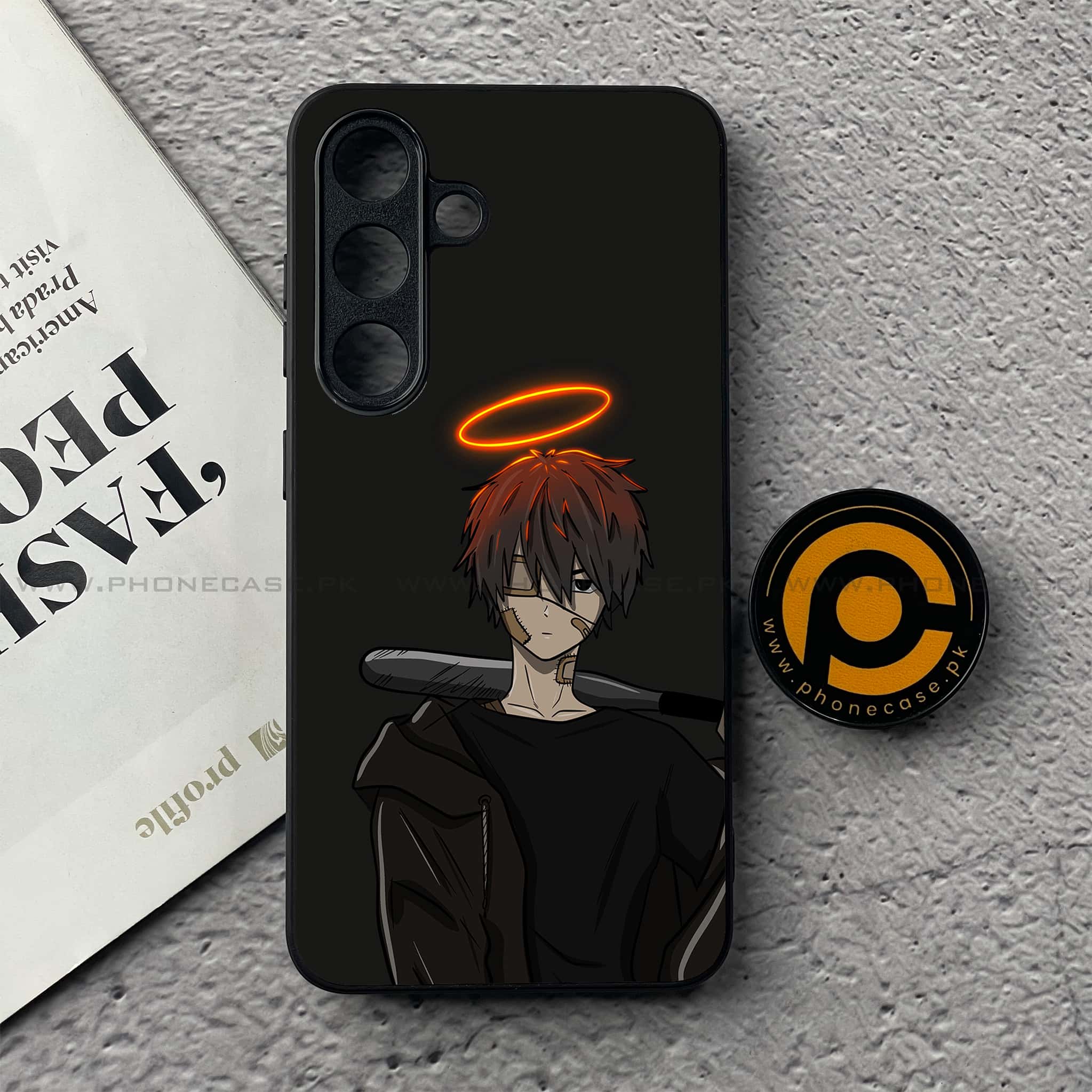Samsung Galaxy S25 FE - Anime Series - Premium Metal Printed soft Bumper shock Proof Case