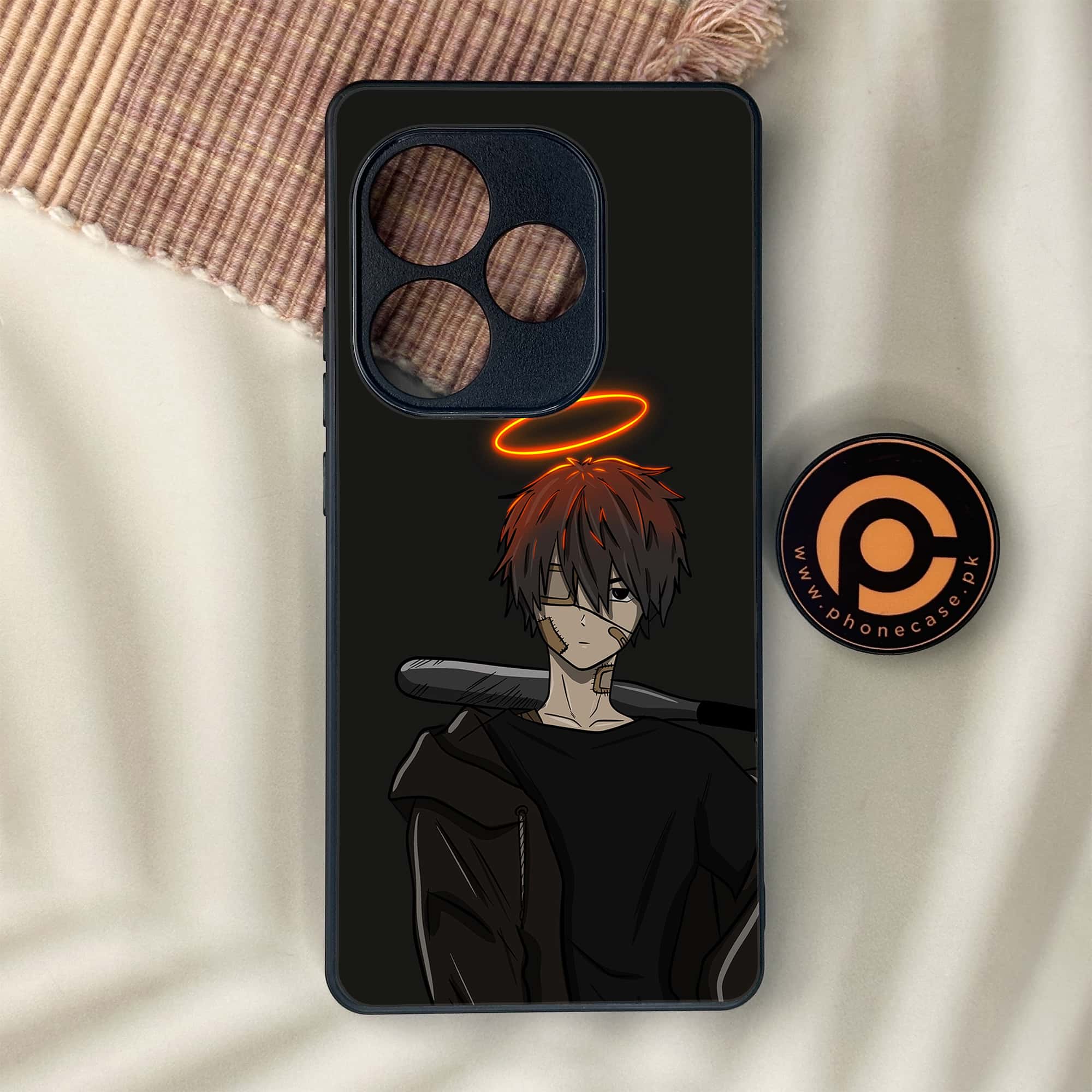 Realme GT 6 - Anime Series - Premium Metal Printed soft Bumper shock Proof Case
