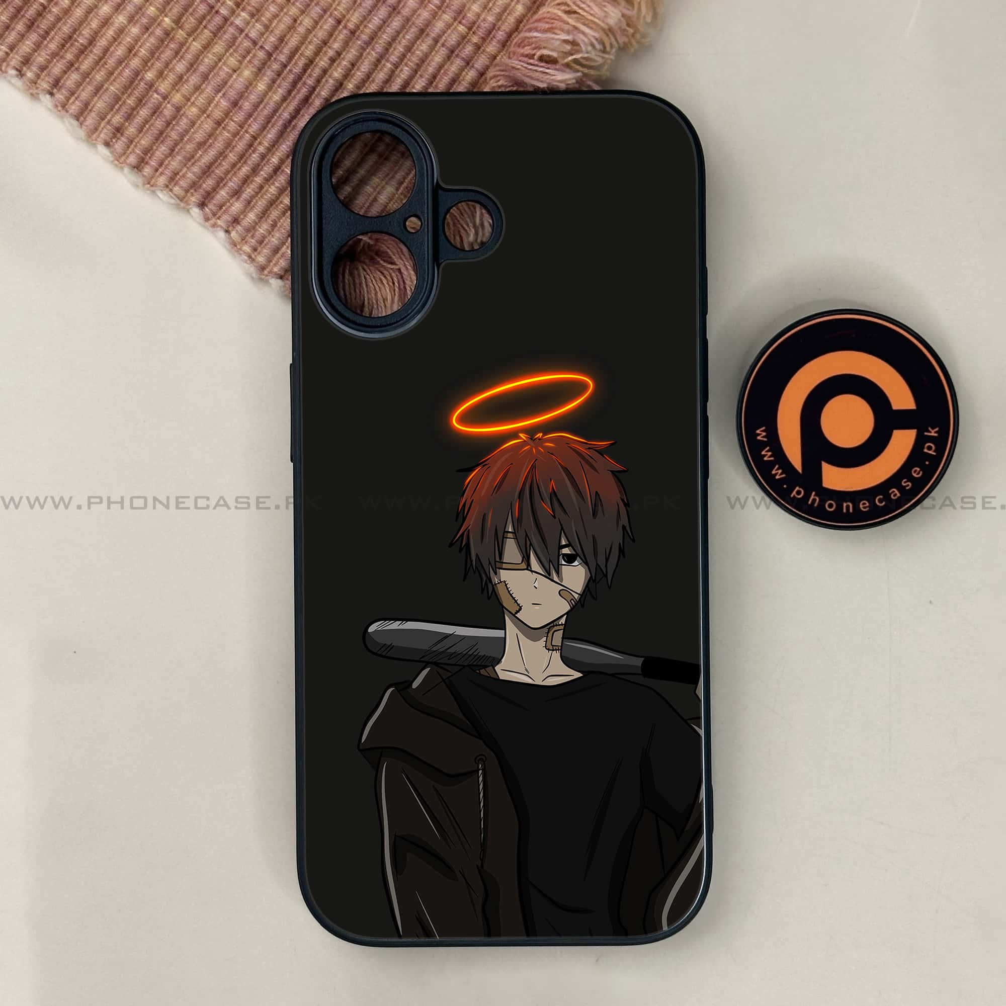 iPhone 17 - Anime Series - Premium Printed Glass soft Bumper shock Proof Case