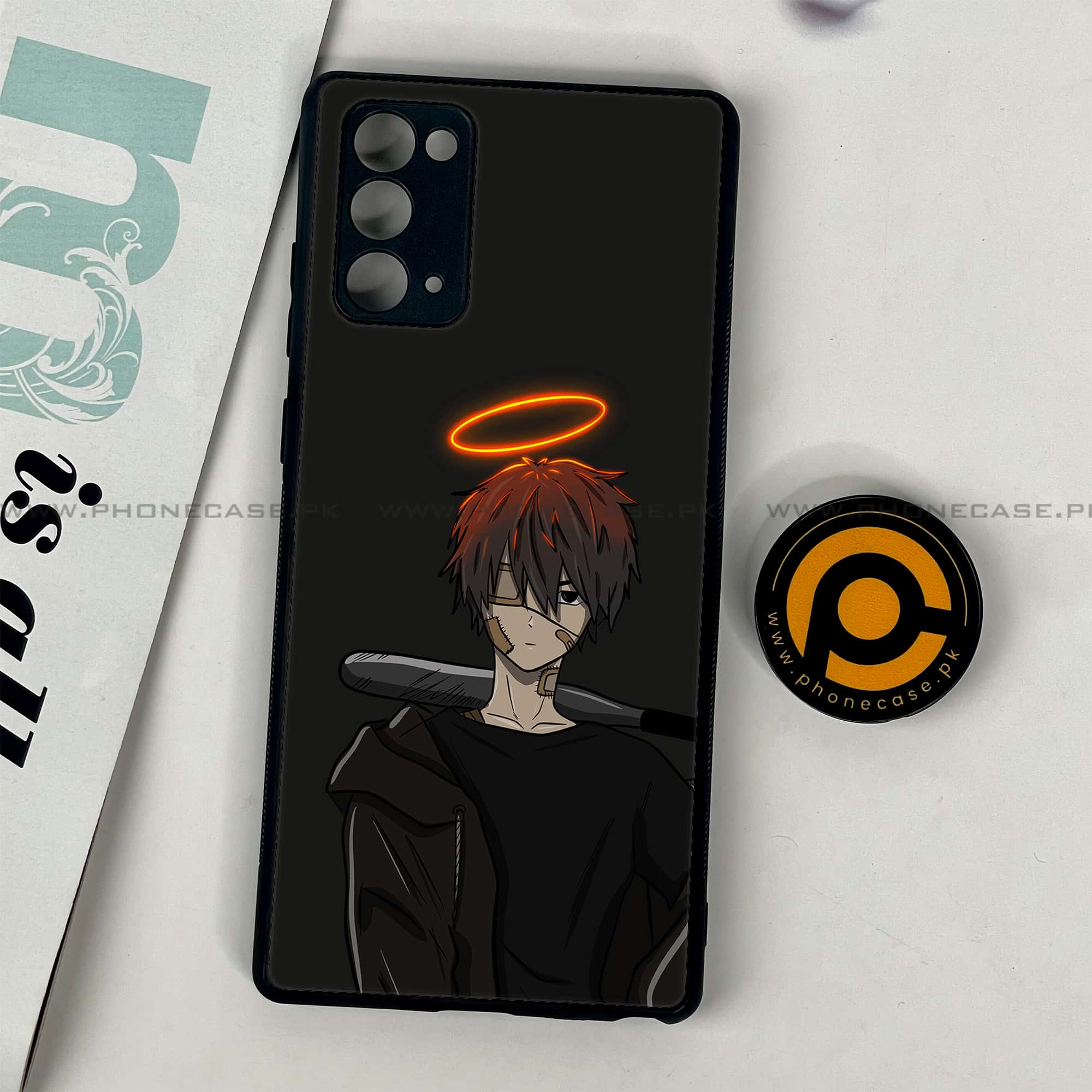 Samsung Galaxy Note 20 - Anime Series - Premium Printed Glass soft Bumper shock Proof Case