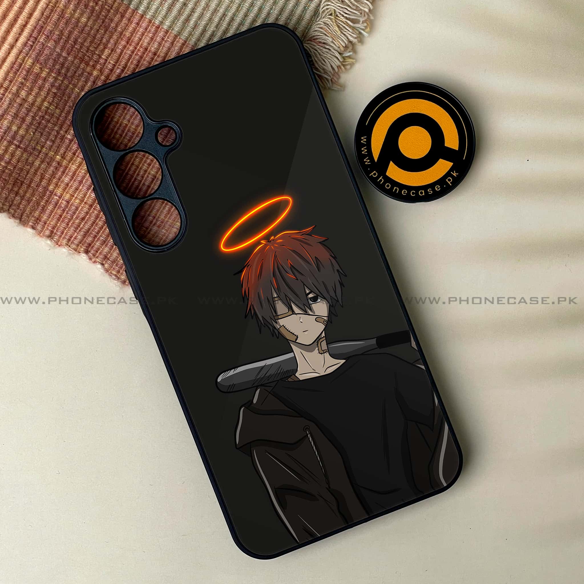 Samsung Galaxy A25 - Anime Series - Premium Printed Glass soft Bumper shock Proof Case