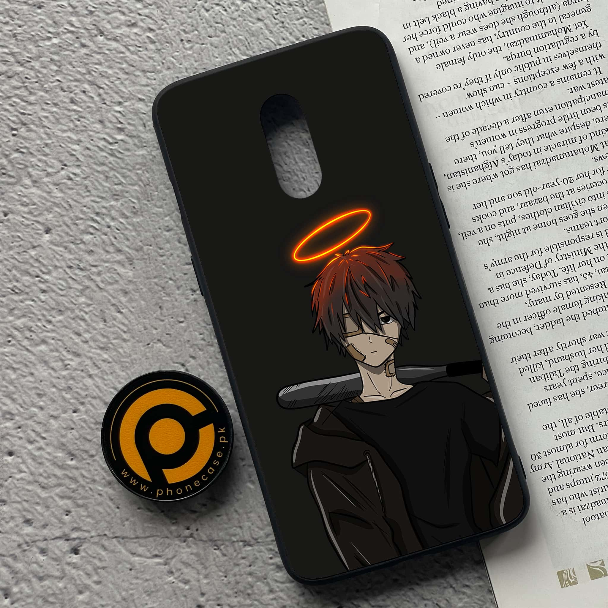 OnePlus 7 - Anime Series - Premium Printed Glass soft Bumper shock Proof Case